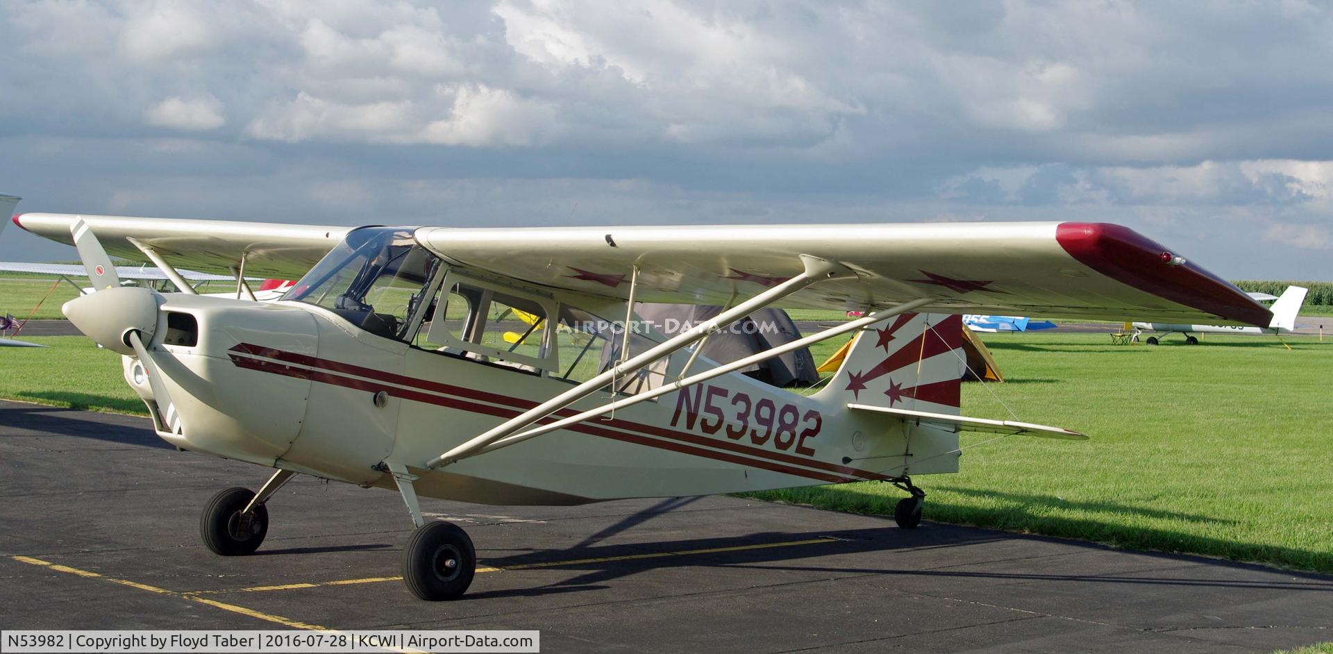 N53982, 1976 Bellanca 8KCAB Decathlon C/N 239-76, CESSNA 150 FLY IN