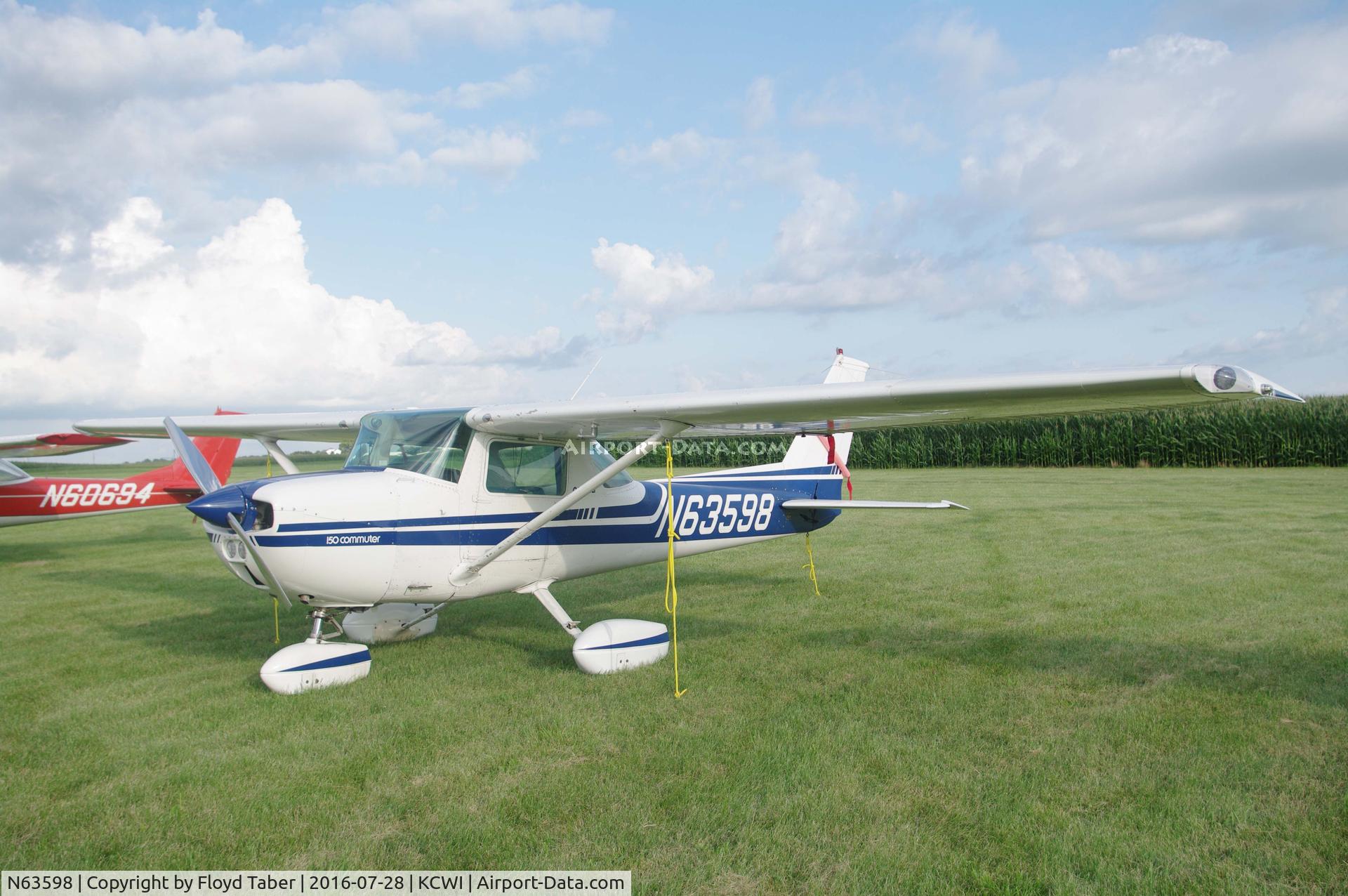 N63598, 1975 Cessna 150M C/N 15077417, CESSNA 150 FLY IN