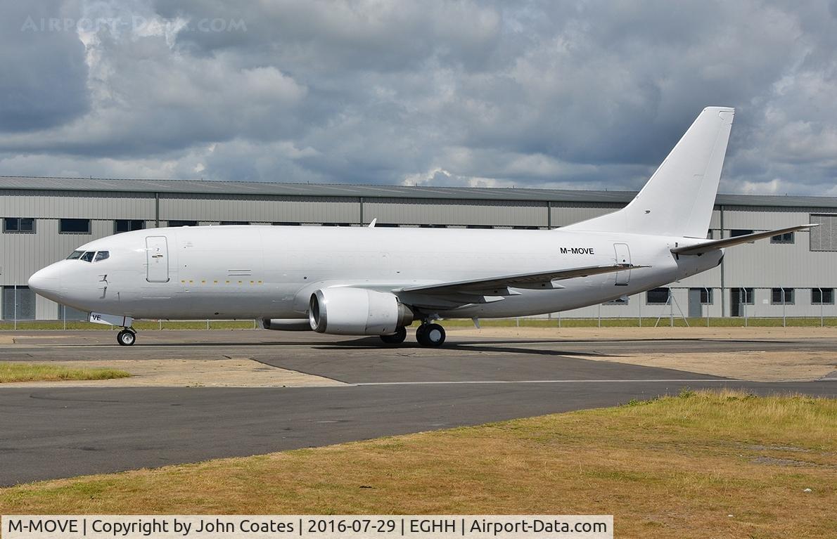 M-MOVE, 1987 Boeing 737-375(SF) C/N 23708, Arriving from storage in Newquay to its new home with European Avn ex EC-KTZ. N604CB etc