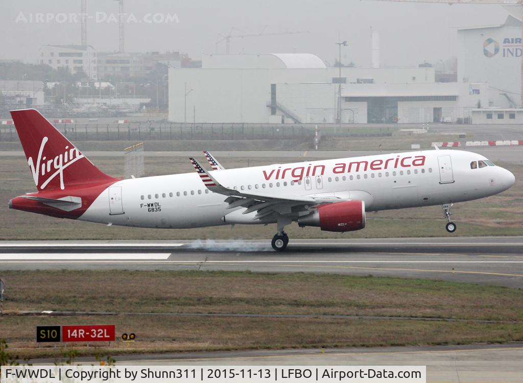 F-WWDL, 2015 Airbus A320-214 C/N 6835, C/n 6835 - To be N284VA