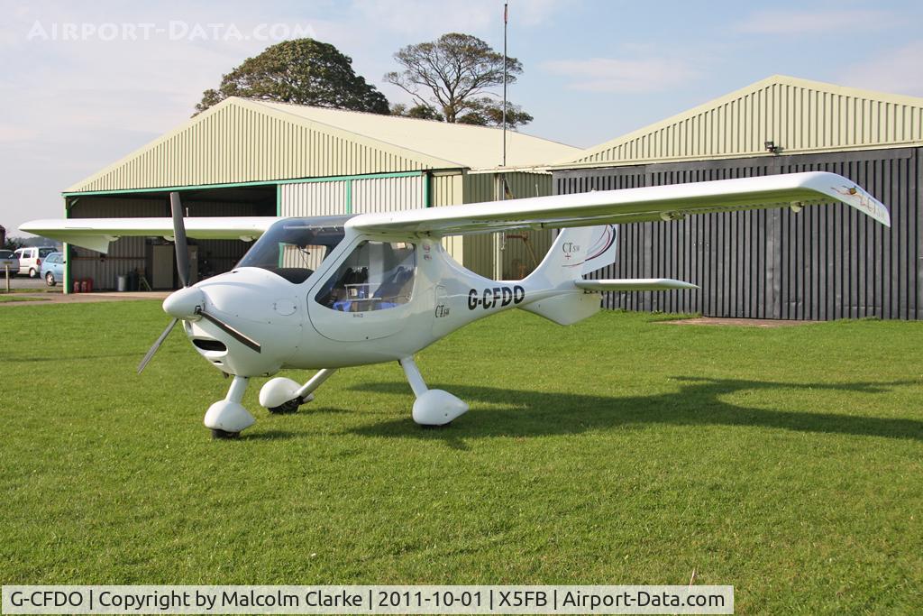 G-CFDO, 2008 Flight Design CTSW C/N 8366, Flight Design CTSW at Fishburn Airfield, October 1st 2011.