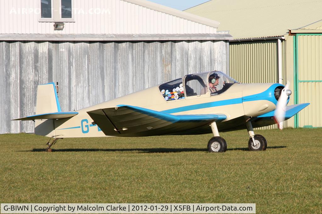 G-BIWN, 1966 Jodel D-112 C/N 1314, Jodel D-112 at Fishburn Airfield, January 29th 2012.