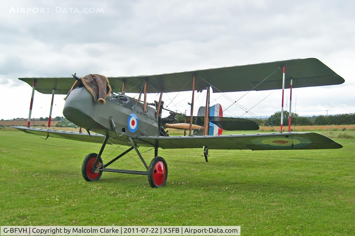 G-BFVH, 1978 Airco DH-2 Replica C/N WA4, Airco DH-2 Replica, Fishburn Airfield, July 22nd 2011.