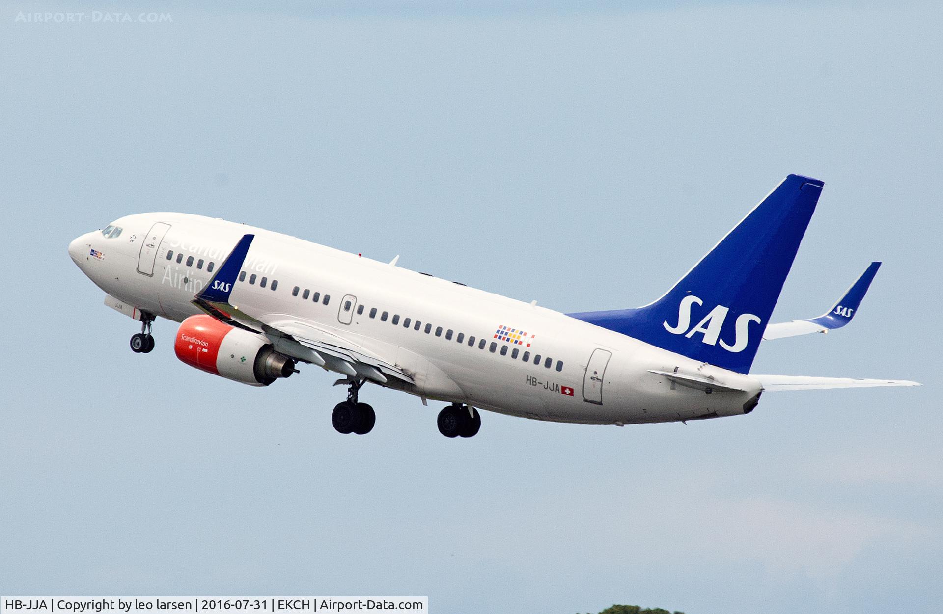 HB-JJA, 2005 Boeing 737-7AK BBJ C/N 34303, Copenhagen 31.7.16