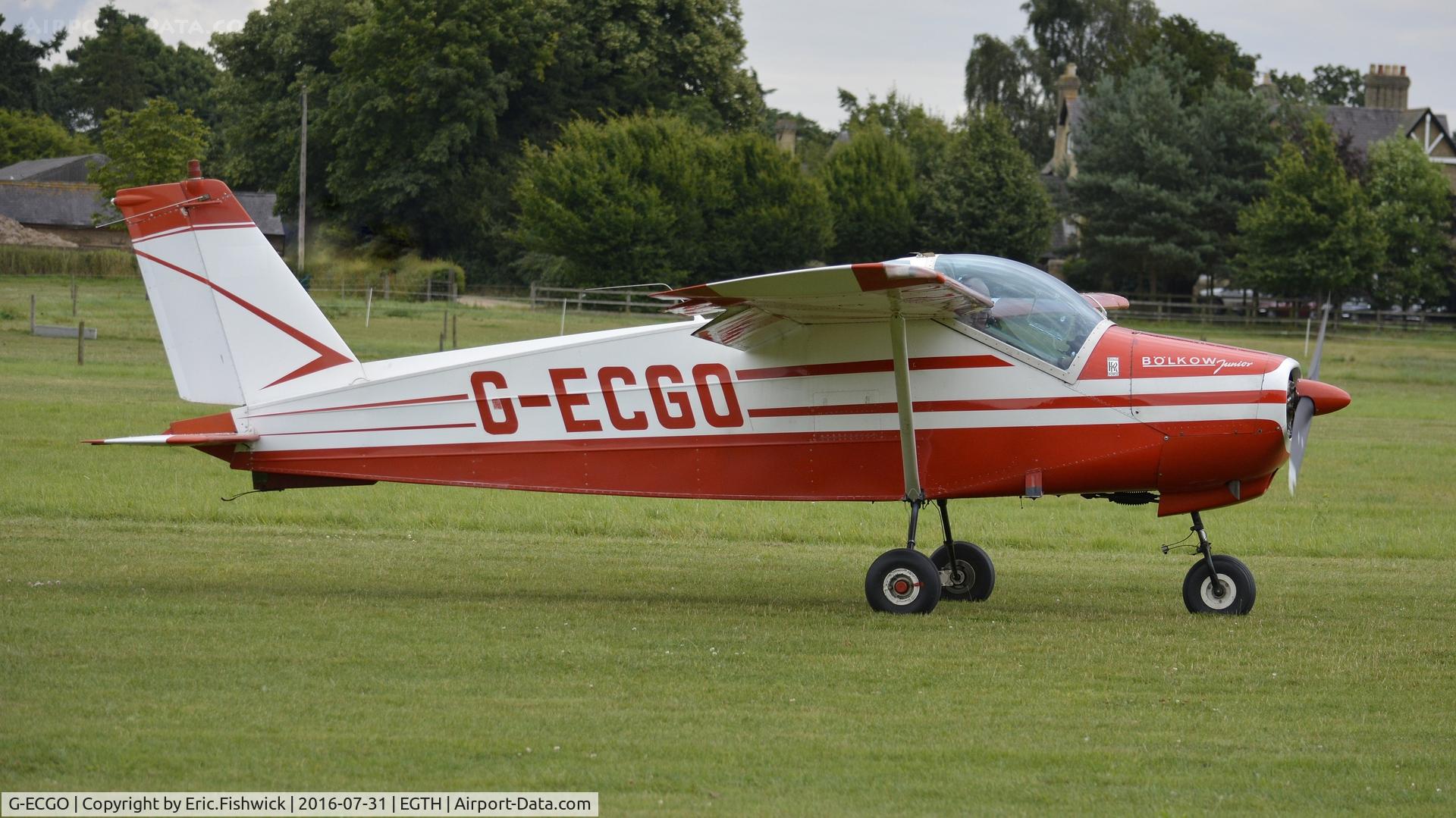 G-ECGO, 1966 Bolkow Bo-208C Junior C/N 599, 2. G-EGCO visiting Old Warden.