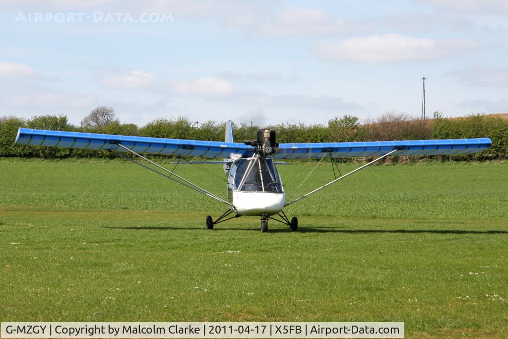 G-MZGY, 1997 Thruster T600N C/N 9057-T600N-006, Thruster T600N at Fishburn Airfield, April 17th 2011.
