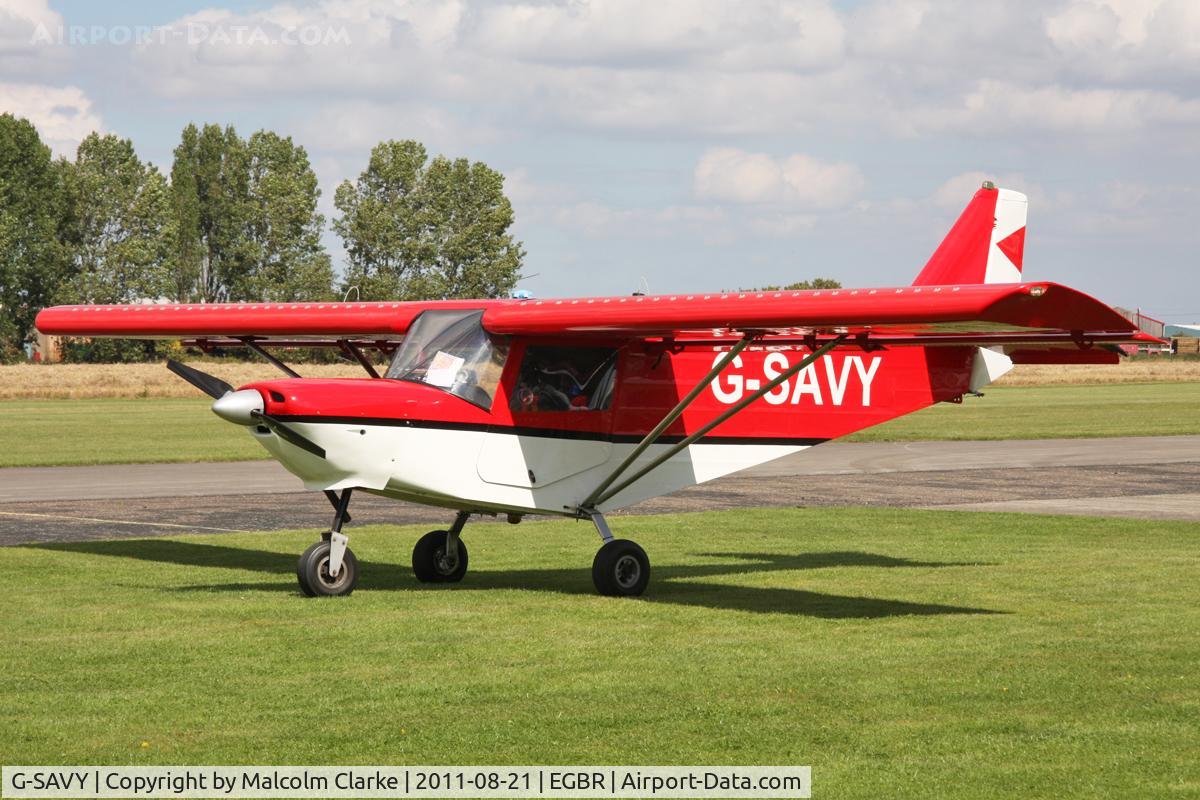 G-SAVY, 2009 ICP MXP-740 Savannah VG Jabiru(1) C/N BMAA/HB/499, ICP MXP-740 Savannah VG Jabiru(1) at The Real Aeroplane Company's Summer Madness Fly-In, Breighton Airfield, August 21st 2011.