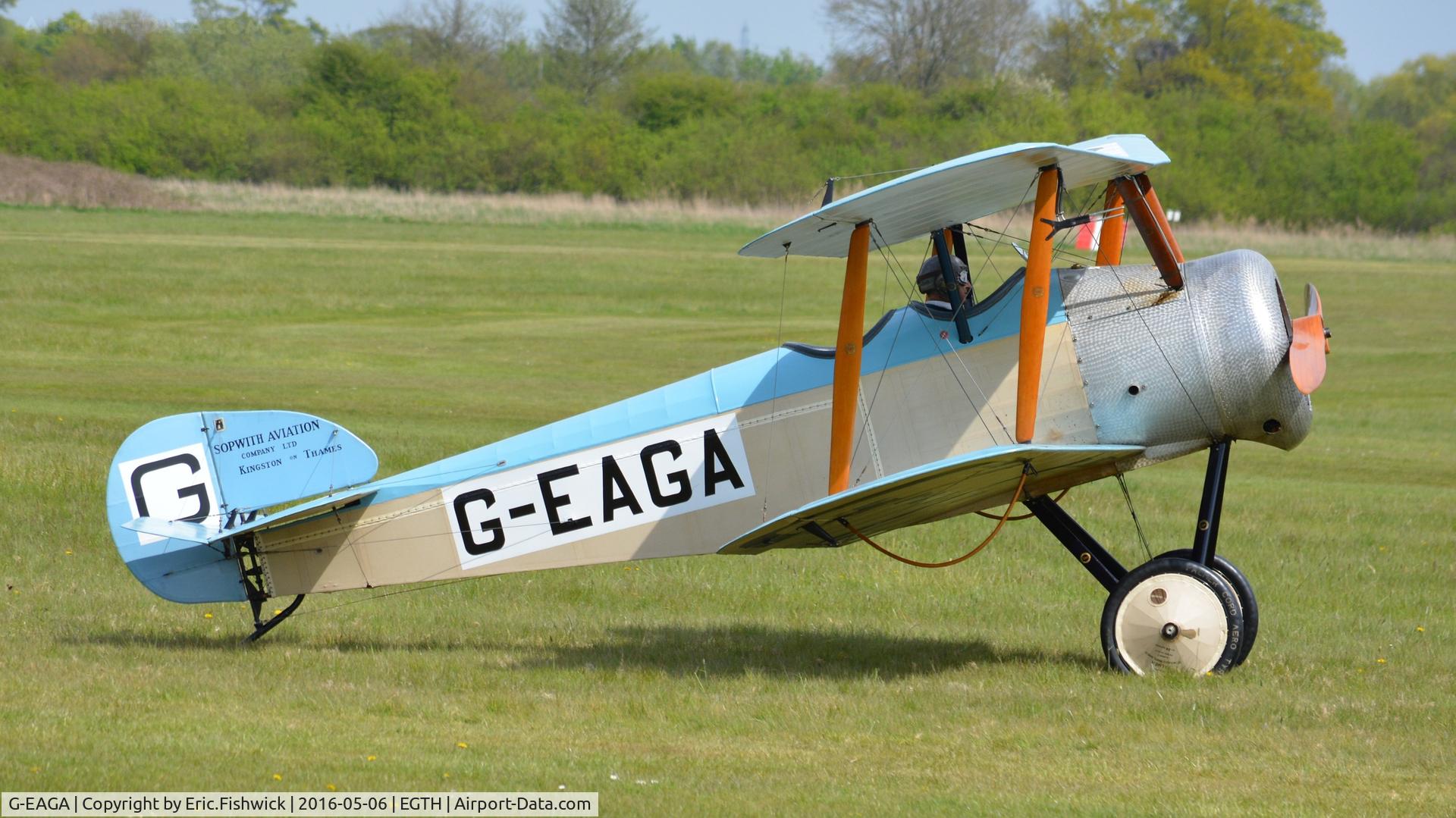 G-EAGA, 1990 Sopwith Dove Replica C/N 3004/1, x. G-EAGA at The Shuttleworth Collection, Old Warden.