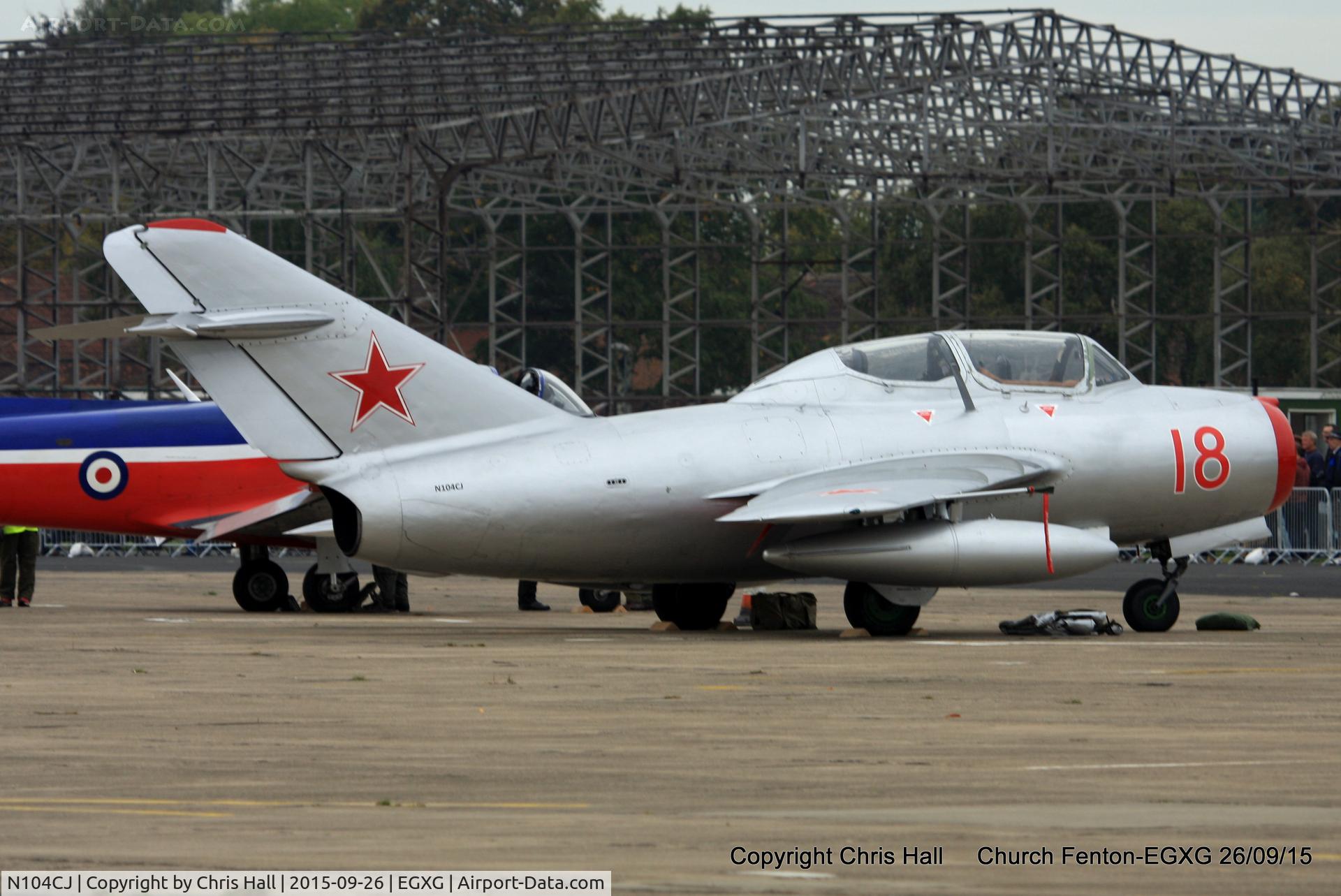 N104CJ, 1952 PZL-Mielec SBLim-2 (MiG-15UTI) C/N 1A01004, at the Yorkshire Airshow