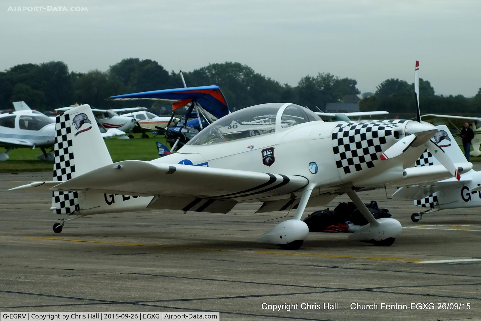 G-EGRV, 2007 Vans RV-8 C/N PFA 303-13639, at the Yorkshire Airshow