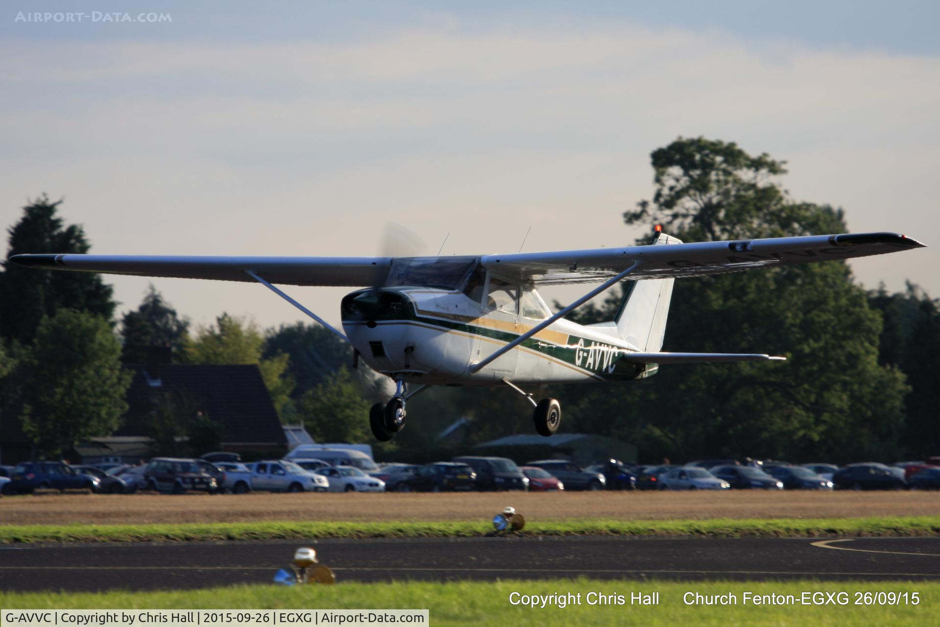 G-AVVC, 1967 Reims F172H Skyhawk C/N 0443, at the Yorkshire Airshow