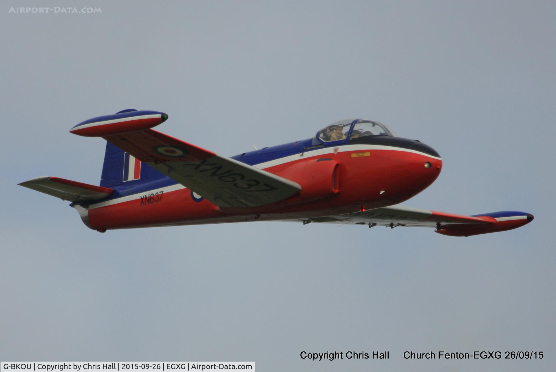 G-BKOU, 1961 Hunting P-84 Jet Provost T.3 C/N PAC/W/13901, at the Yorkshire Airshow