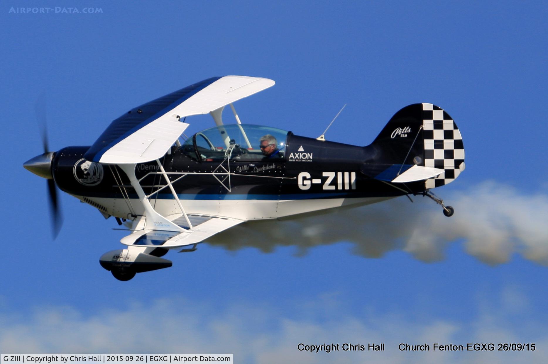 G-ZIII, 1988 Pitts S-2B Special C/N 5151, at the Yorkshire Airshow