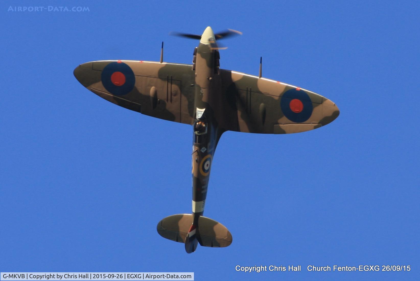 G-MKVB, 1942 Supermarine 349 Spitfire LF.Vb C/N CBAF.2461, at the Yorkshire Airshow