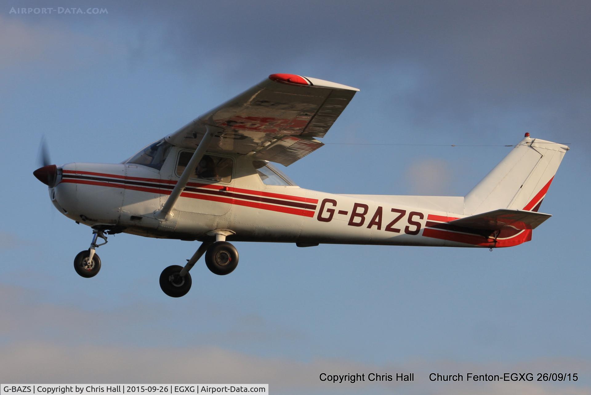G-BAZS, 1973 Reims Cessna F150L C/N 0954, at the Yorkshire Airshow