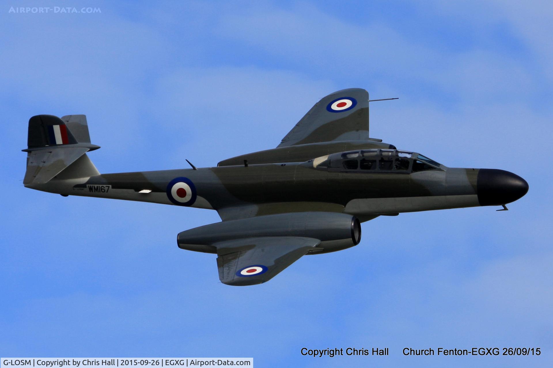 G-LOSM, 1952 Gloster Meteor NF.11 C/N S4/U/2342, at the Yorkshire Airshow
