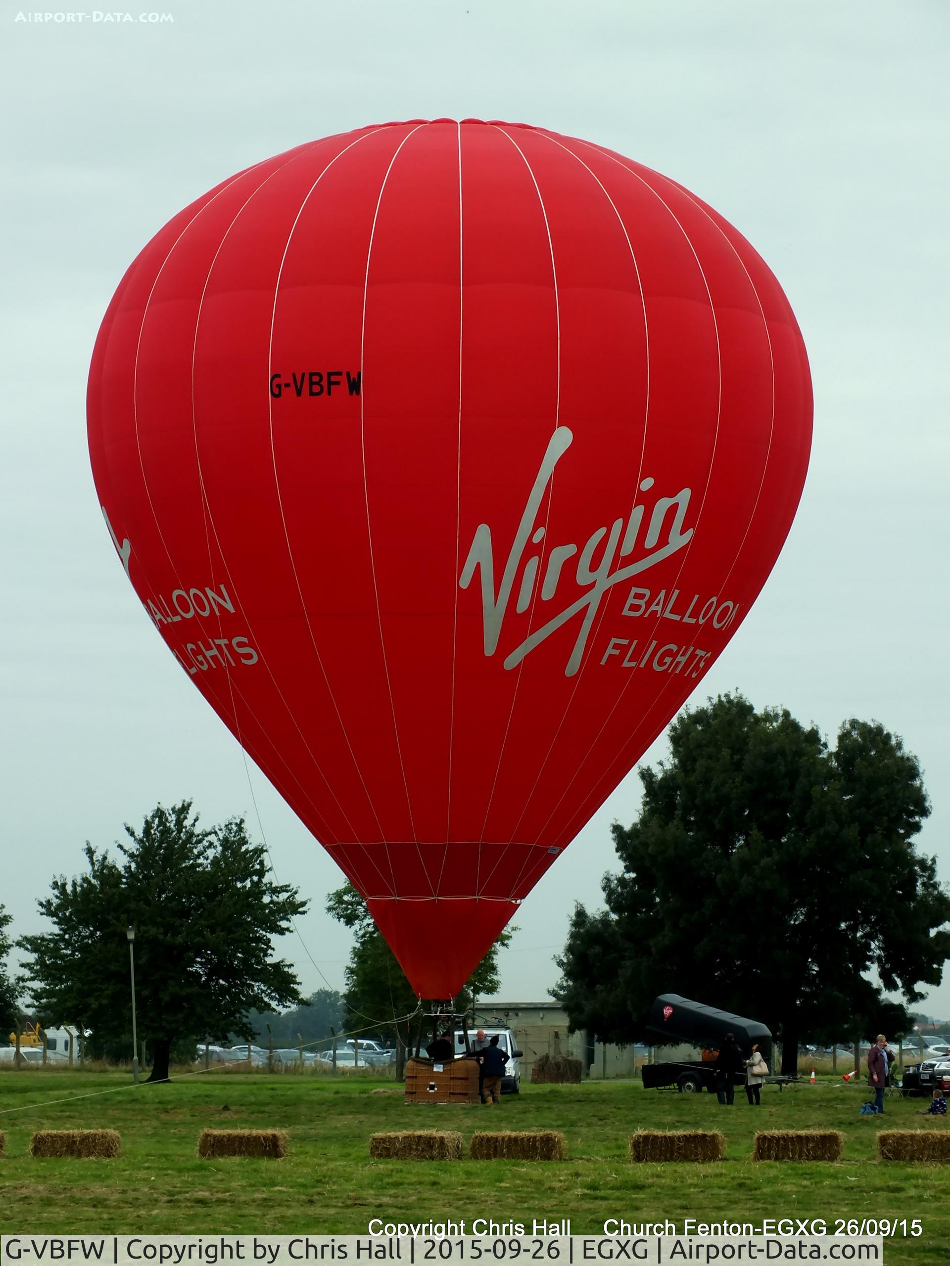 G-VBFW, 2010 Cameron Balloons Z-77 C/N 11354, at the Yorkshire Airshow