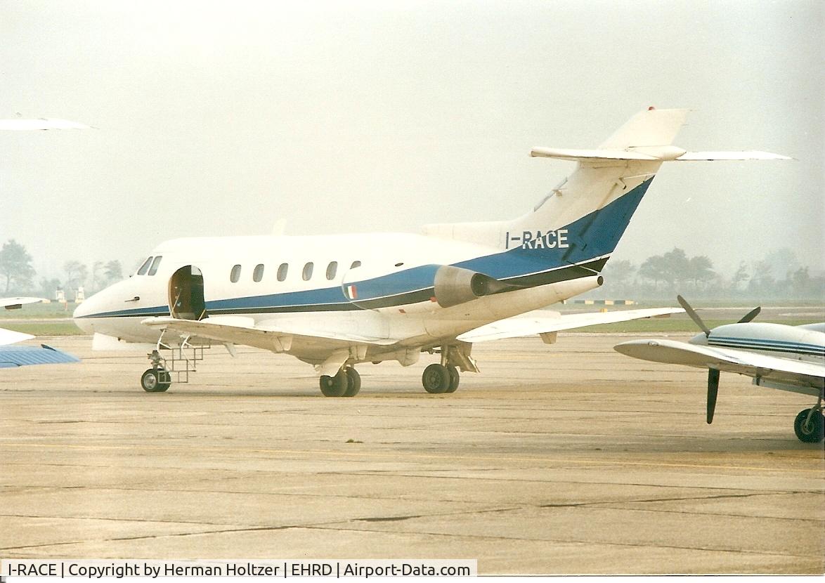 I-RACE, 1964 Hawker Siddeley HS.125 Series 1 C/N 25006, Parking at Rotterdam Airport