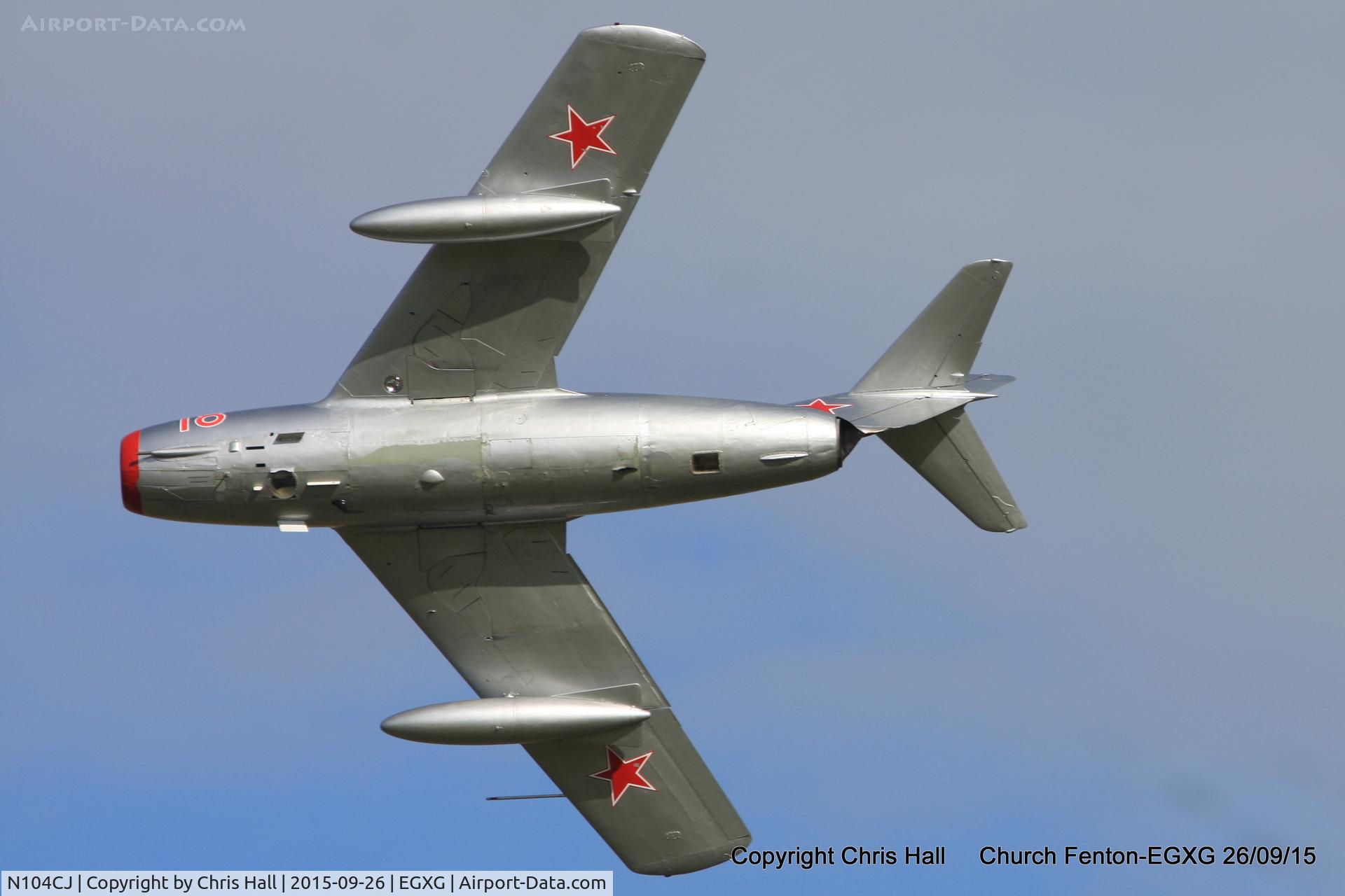 N104CJ, 1952 PZL-Mielec SBLim-2 (MiG-15UTI) C/N 1A01004, at the Yorkshire Airshow