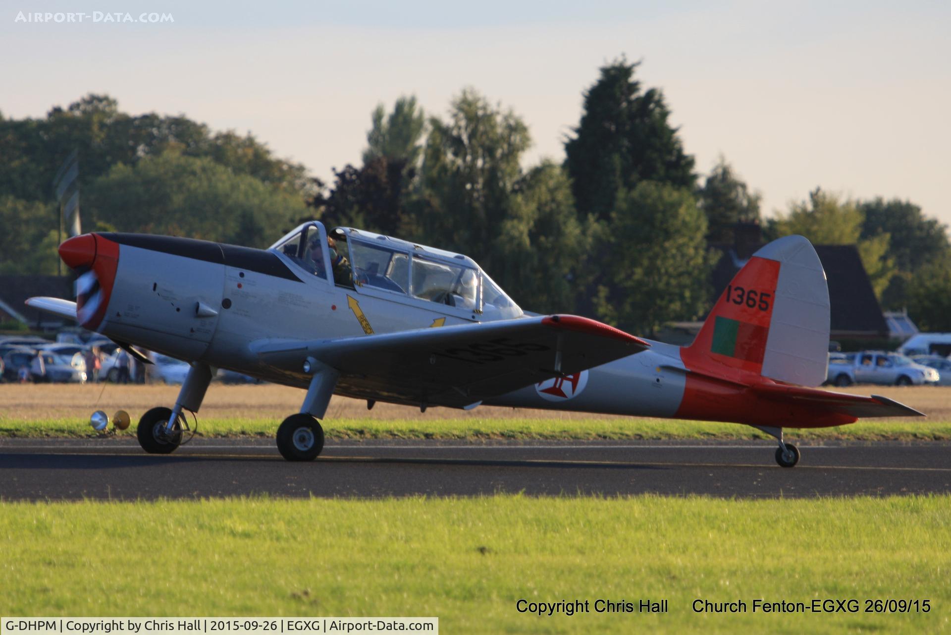 G-DHPM, 1959 OGMA DHC-1 Chipmunk T.20 C/N OGMA-55, at the Yorkshire Airshow