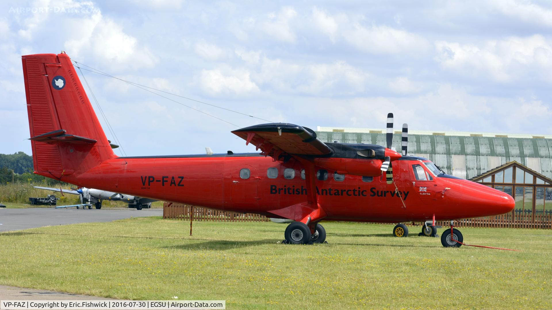 VP-FAZ, 1981 De Havilland Canada DHC-6-300 Twin Otter C/N 748, 2. 'Ice Cold Katy' (VP-FAZ) visitng The Imperial War Museum, Duxford, Cambridgshire.