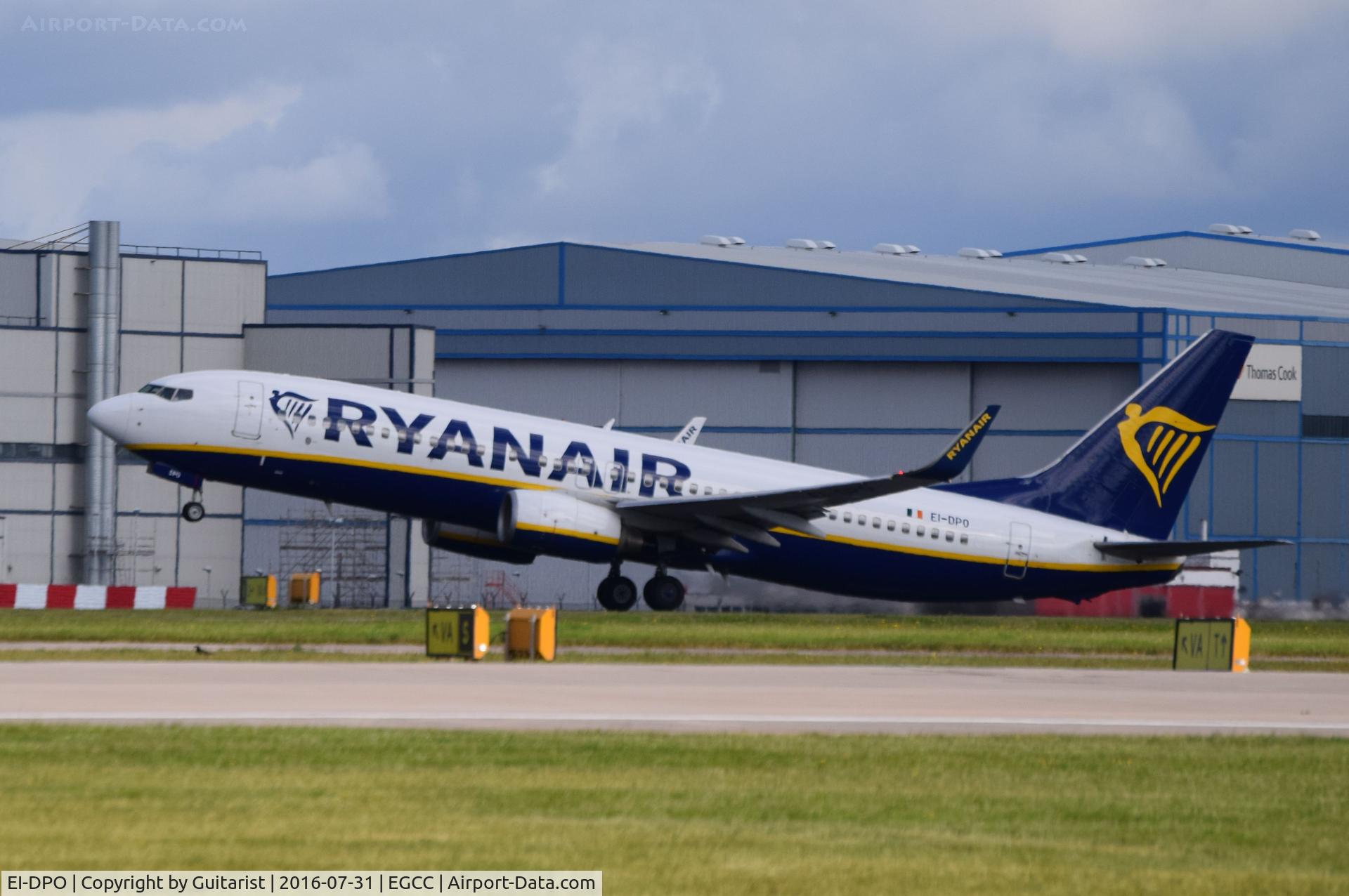 EI-DPO, 2007 Boeing 737-8AS C/N 33612, At Manchester