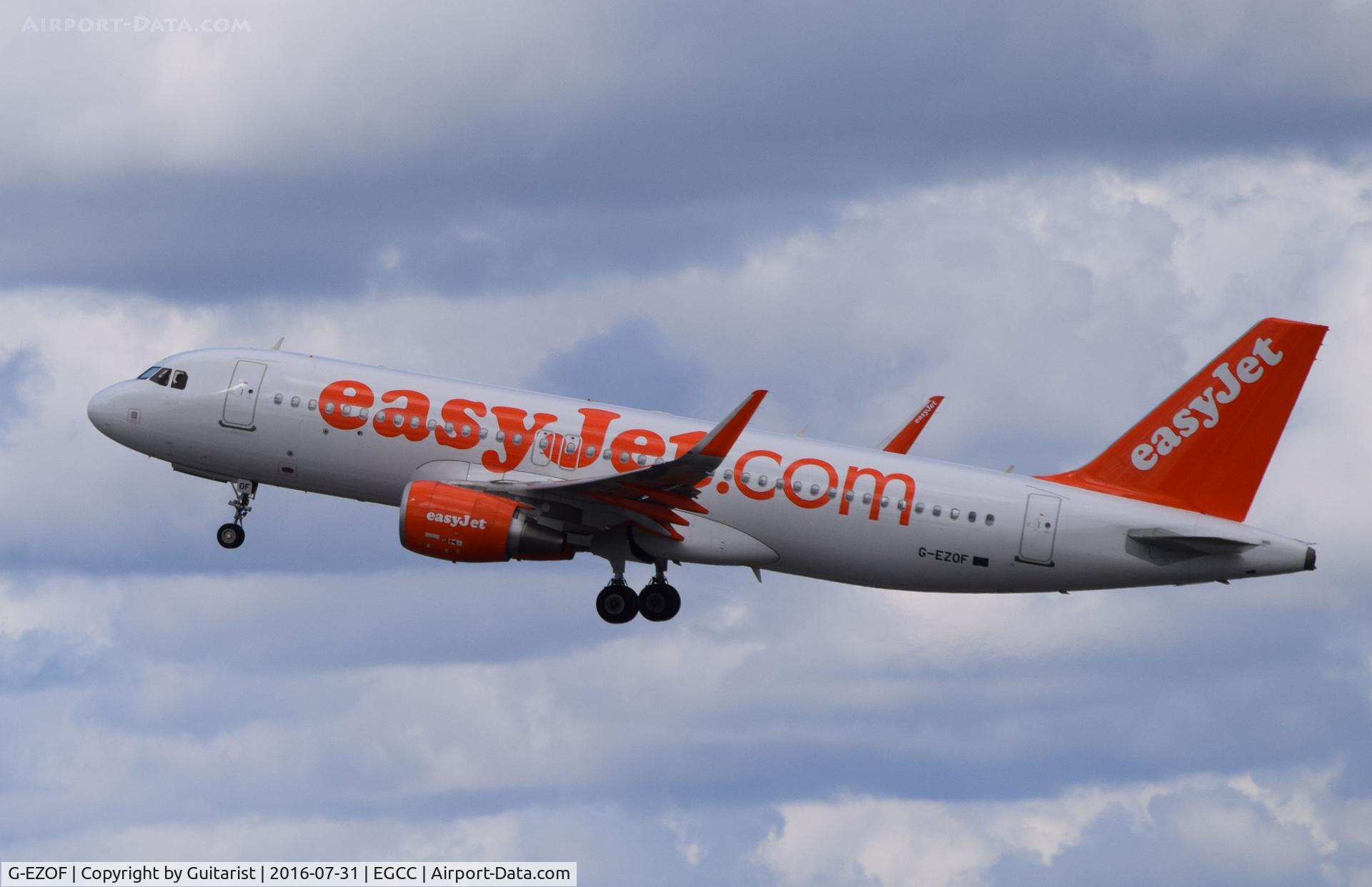 G-EZOF, 2015 Airbus A320-214 C/N 6525, At Manchester