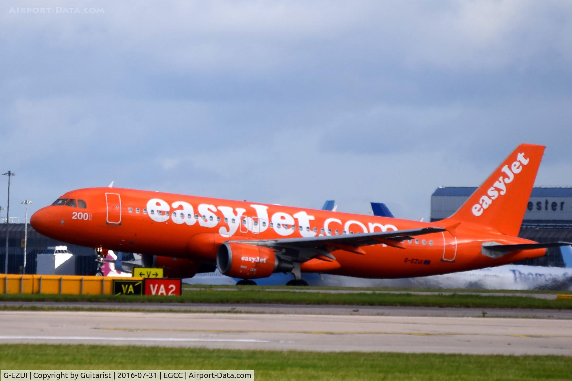 G-EZUI, 2011 Airbus A320-214 C/N 4721, At Manchester