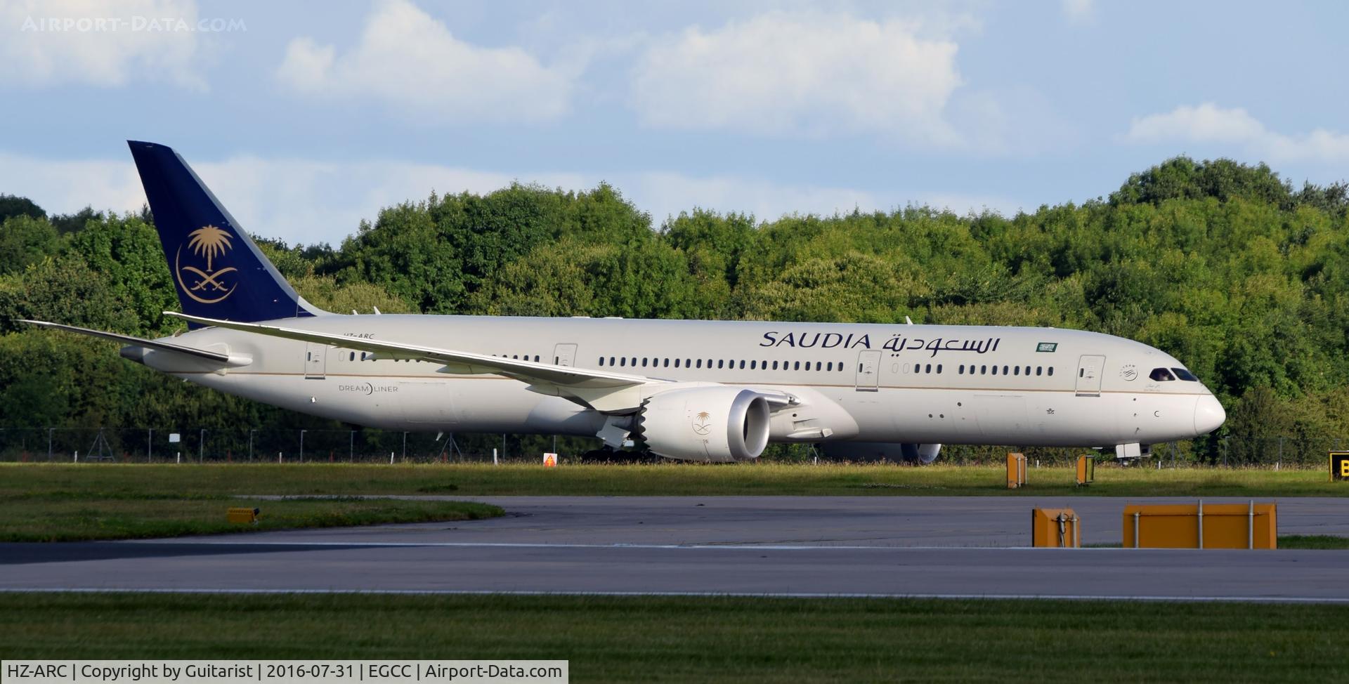 HZ-ARC, 2016 Boeing 787-9 Dreamliner C/N 41546, At Manchester