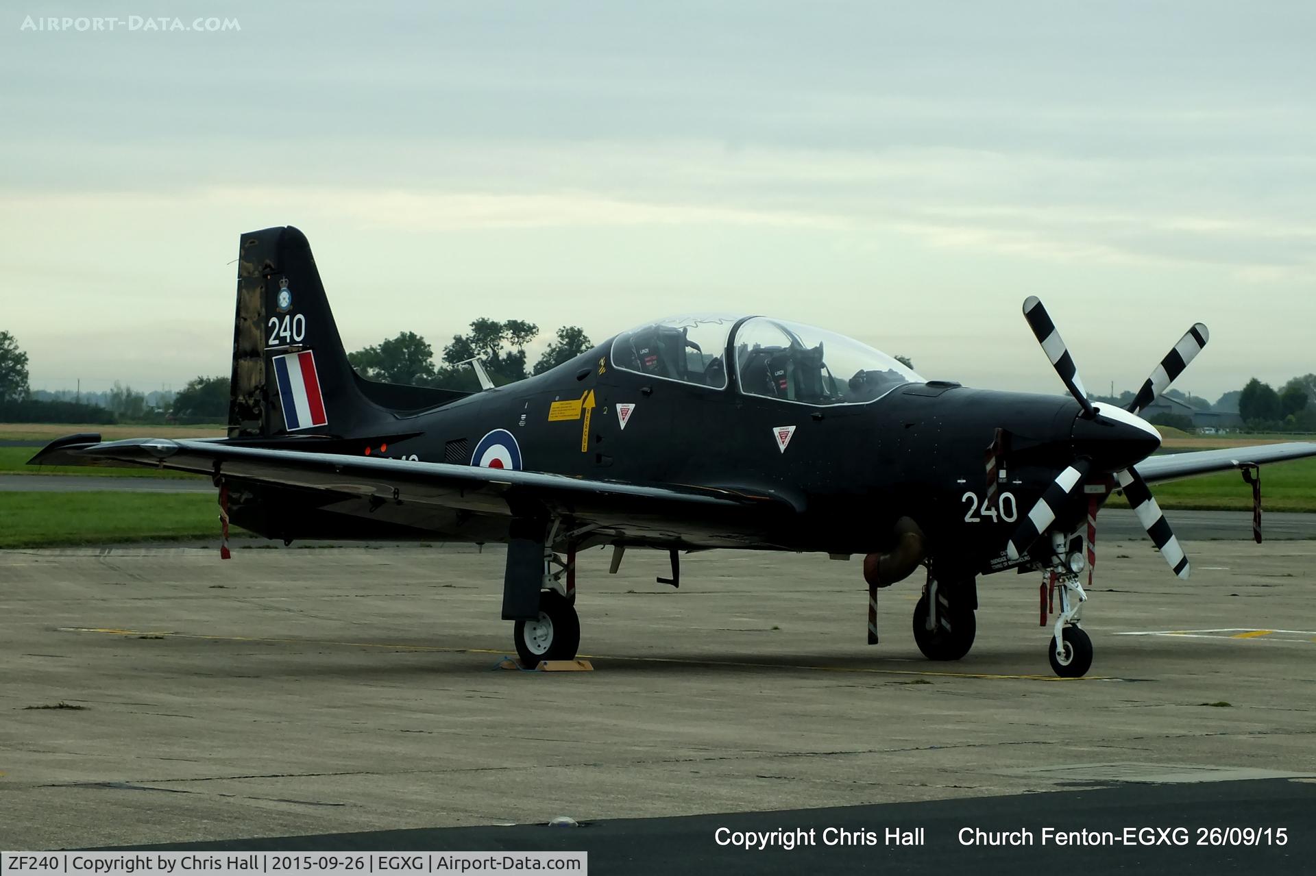 ZF240, 1990 Short S-312 Tucano T1 C/N S043/T40, at the Yorkshire Airshow