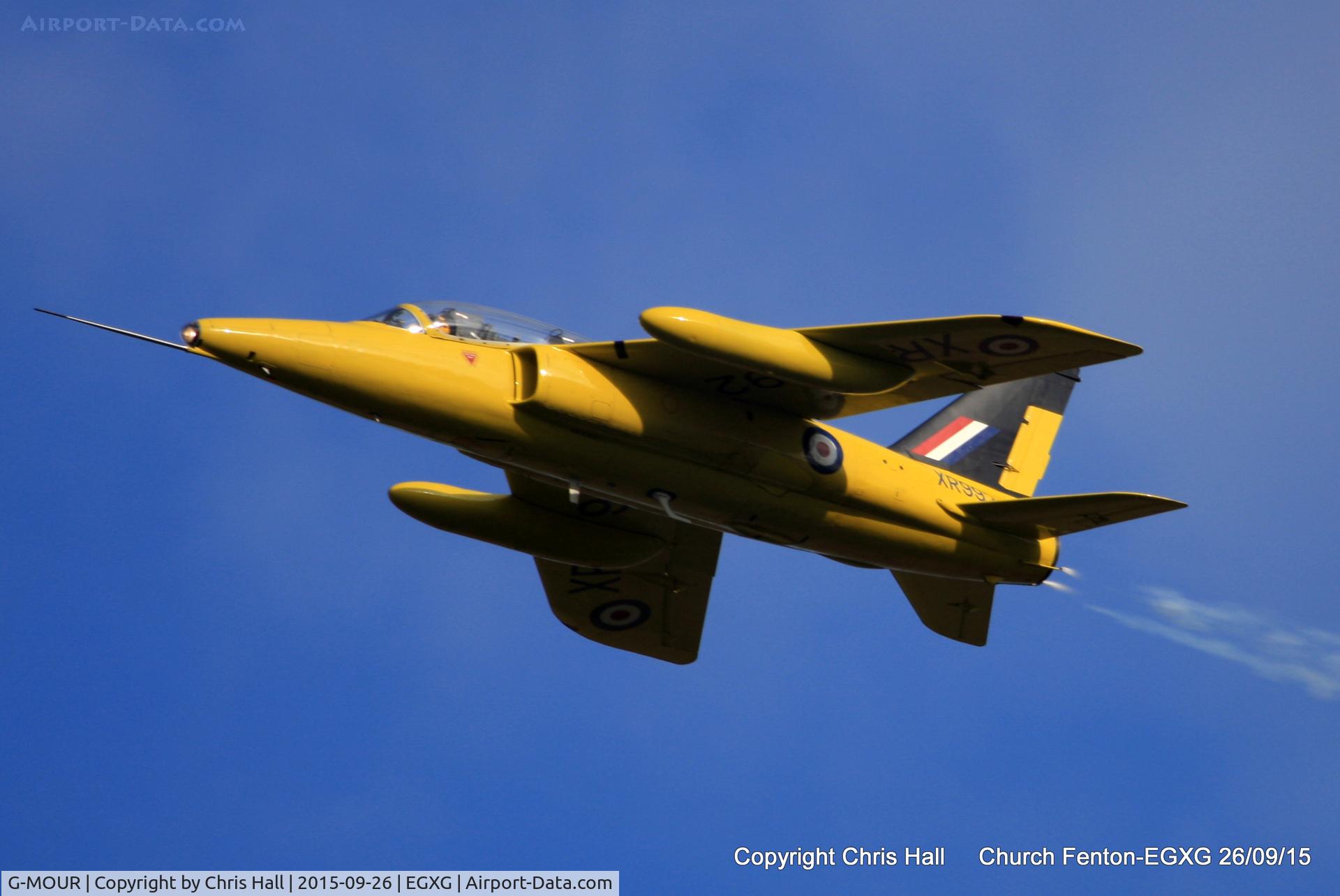 G-MOUR, 1964 Hawker Siddeley Gnat T.1 C/N FL596, at the Yorkshire Airshow