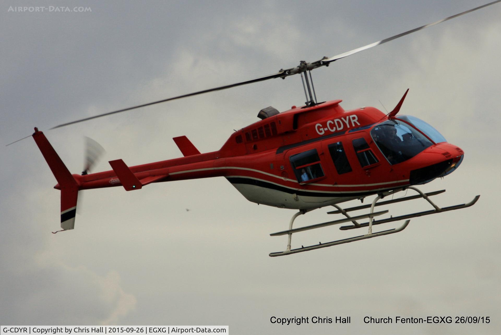 G-CDYR, 1988 Bell 206L-3 LongRanger III C/N 51237, at the Yorkshire Airshow