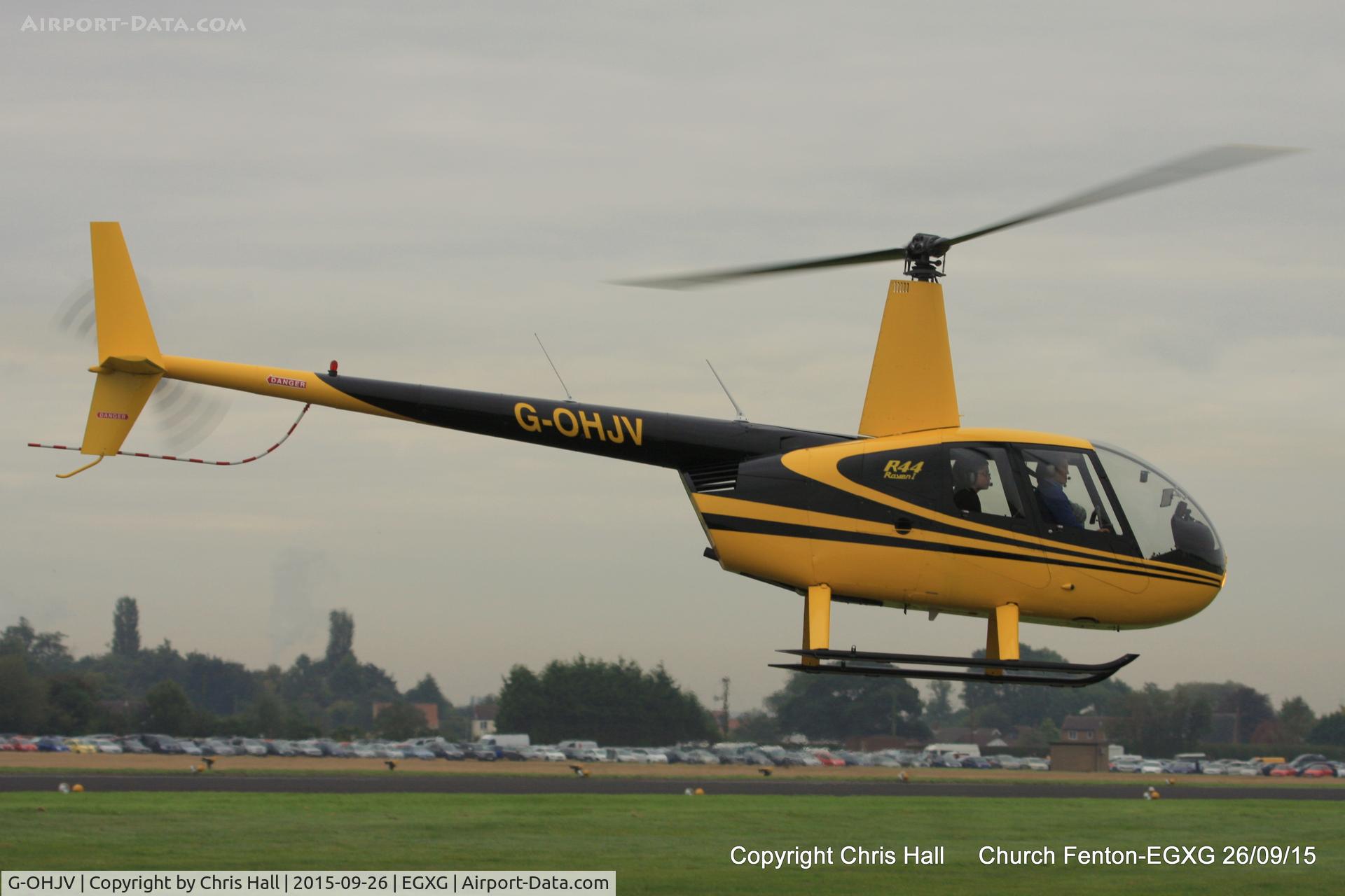 G-OHJV, 2007 Robinson R44 Raven I C/N 1722, at the Yorkshire Airshow