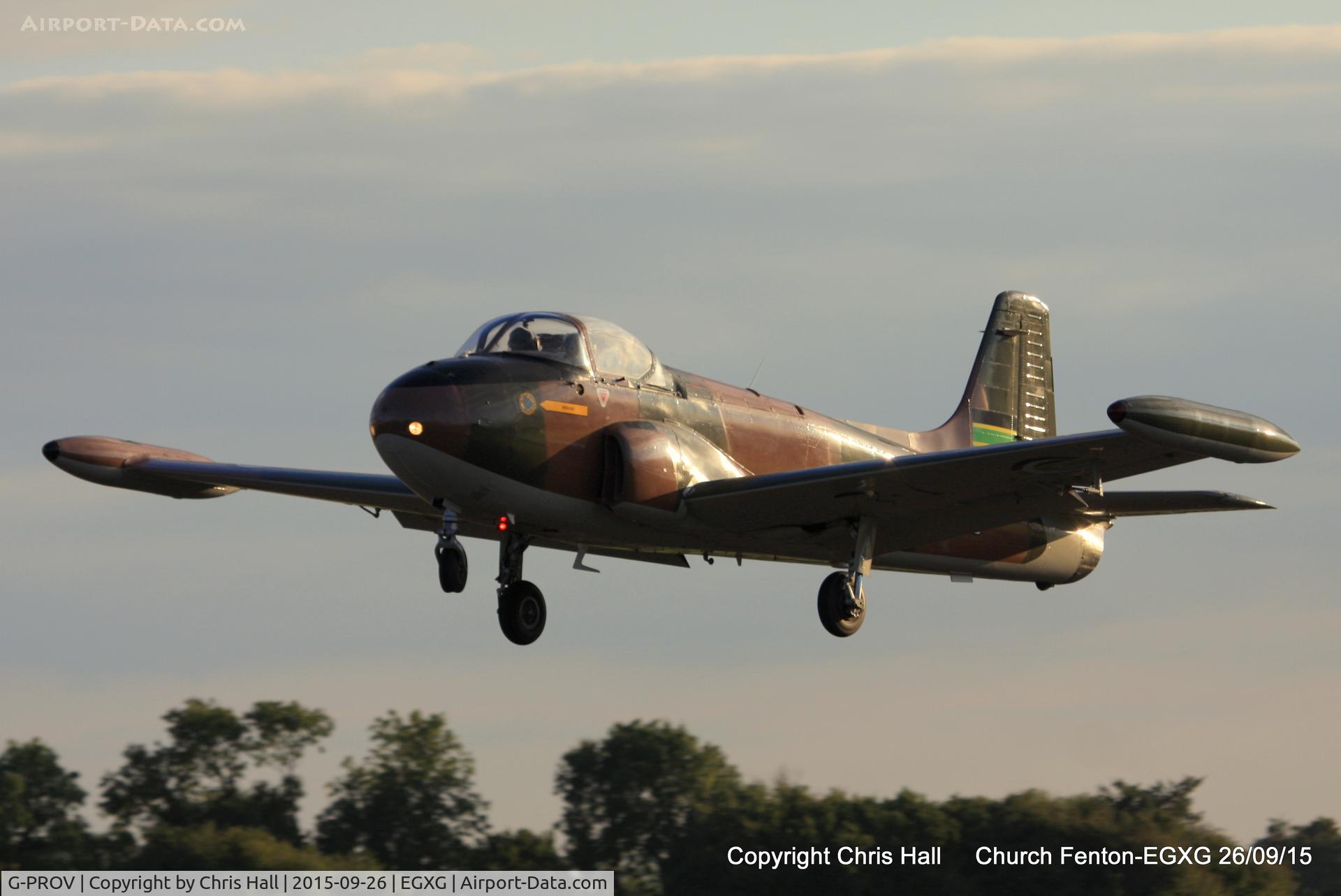 G-PROV, 1967 BAC 84 Jet Provost T.52 (Mod) C/N PAC/W/23905, at the Yorkshire Airshow