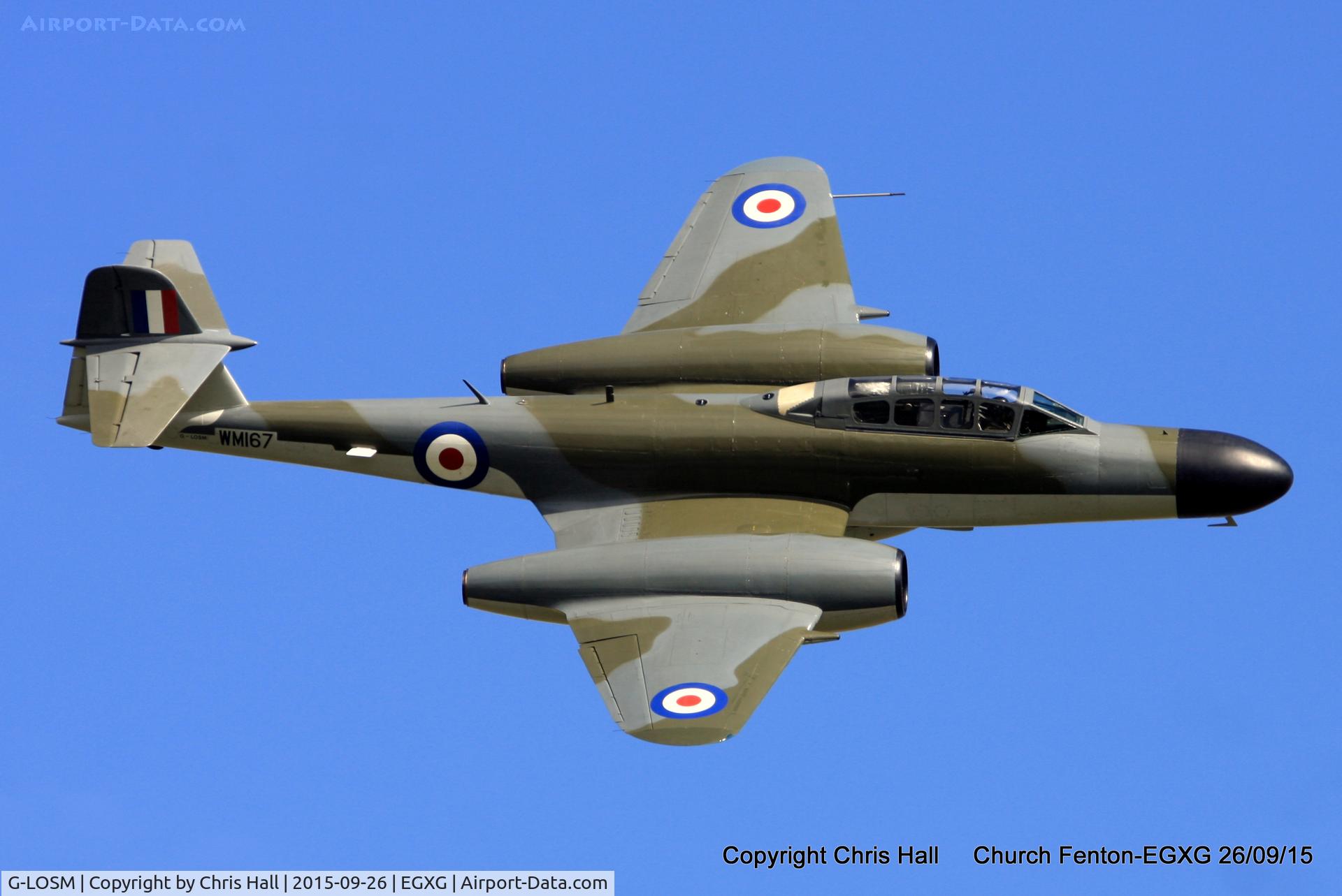 G-LOSM, 1952 Gloster Meteor NF.11 C/N S4/U/2342, at the Yorkshire Airshow
