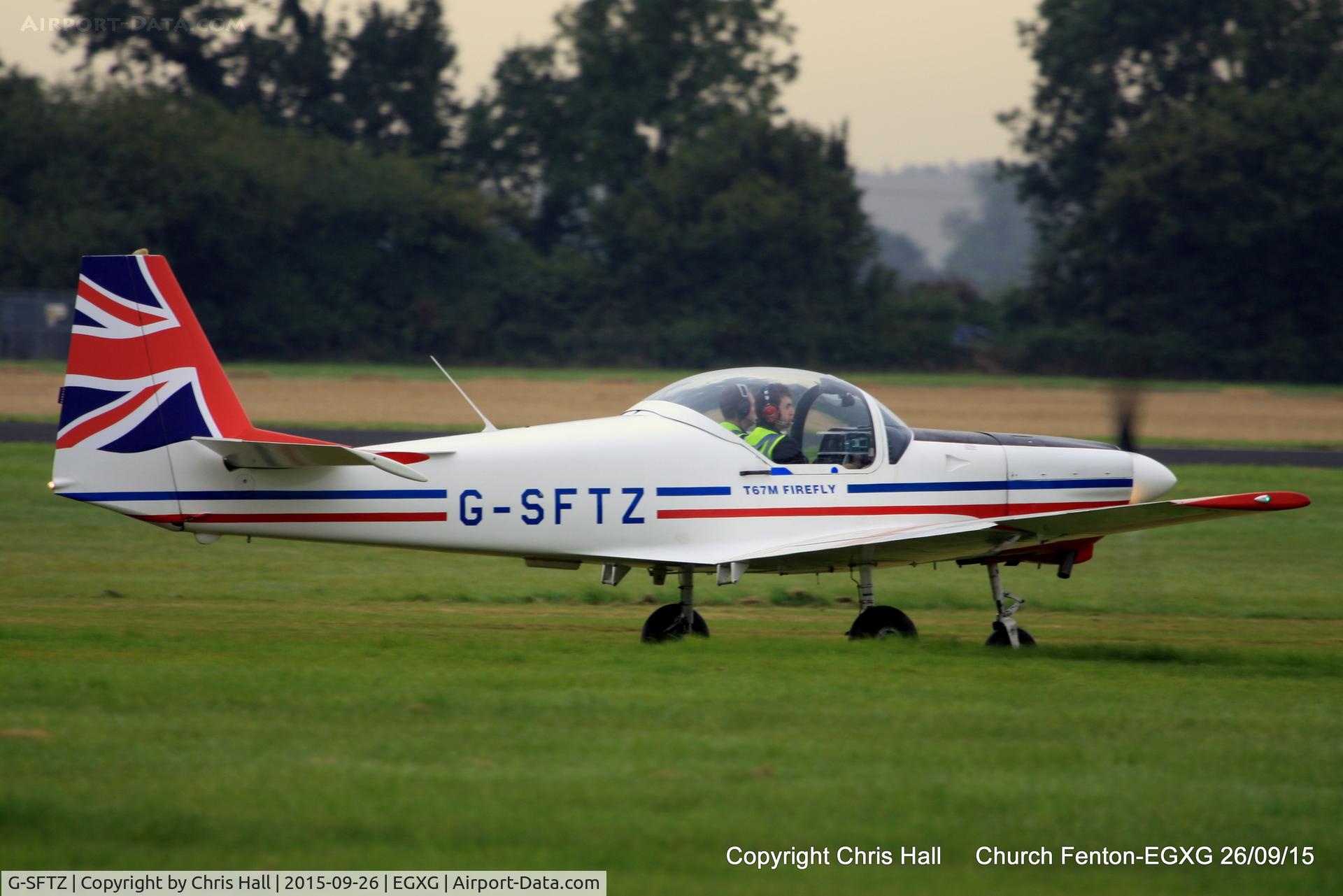 G-SFTZ, 1983 Slingsby T-67M Firefly C/N 2000, at the Yorkshire Airshow