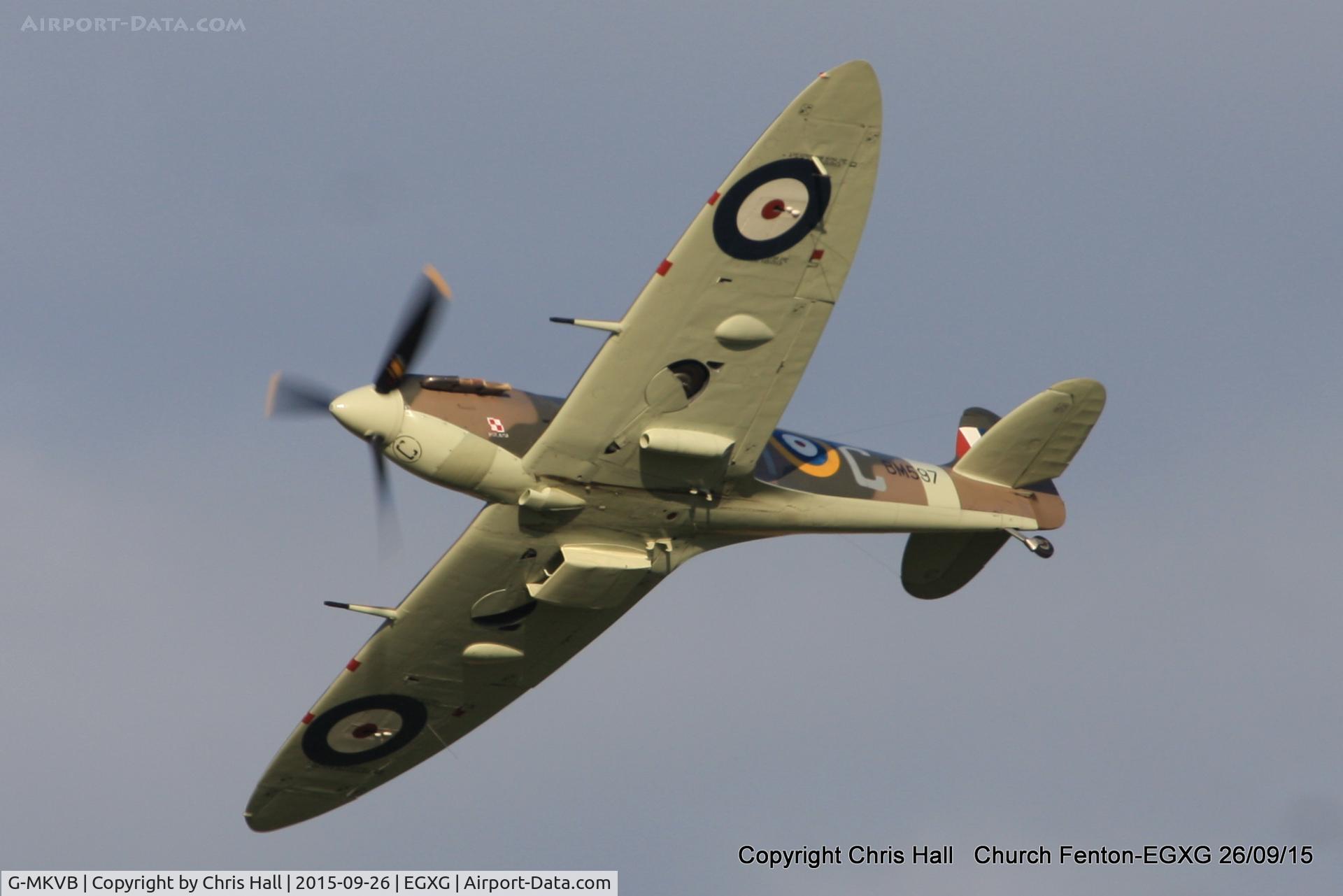 G-MKVB, 1942 Supermarine 349 Spitfire LF.Vb C/N CBAF.2461, at the Yorkshire Airshow