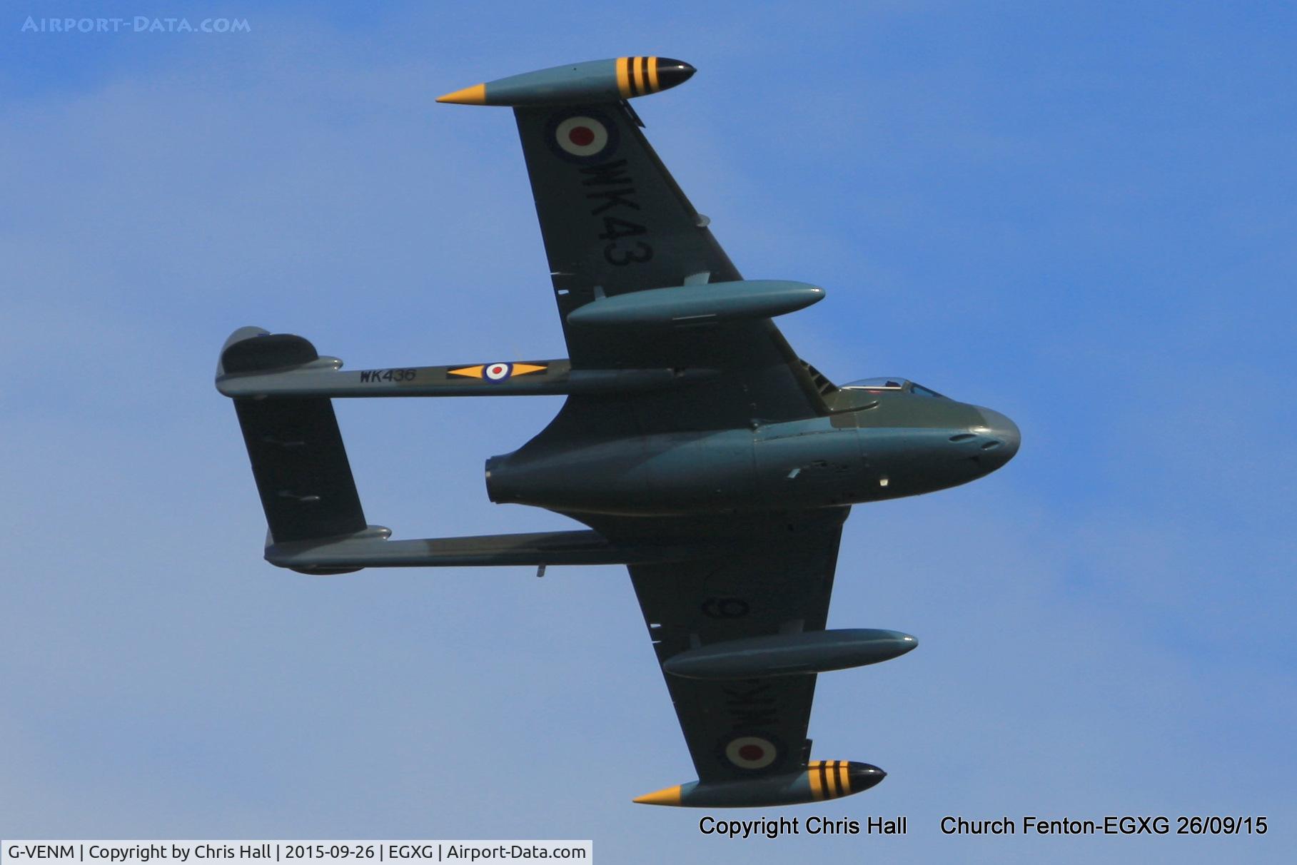 G-VENM, 1955 De Havilland DH-112 Venom FB.50 C/N 824, at the Yorkshire Airshow