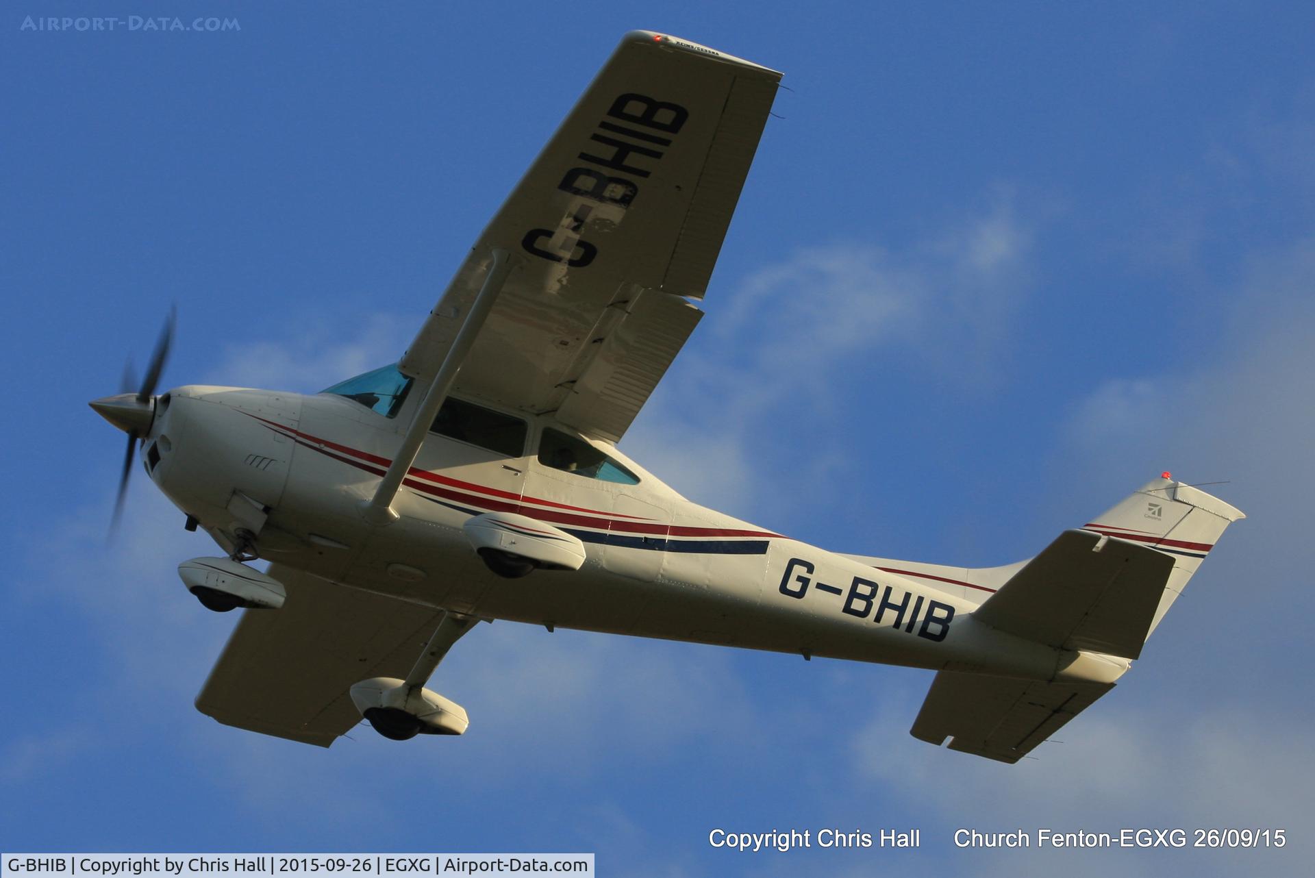 G-BHIB, 1980 Reims F182Q Skylane C/N 0134, at the Yorkshire Airshow