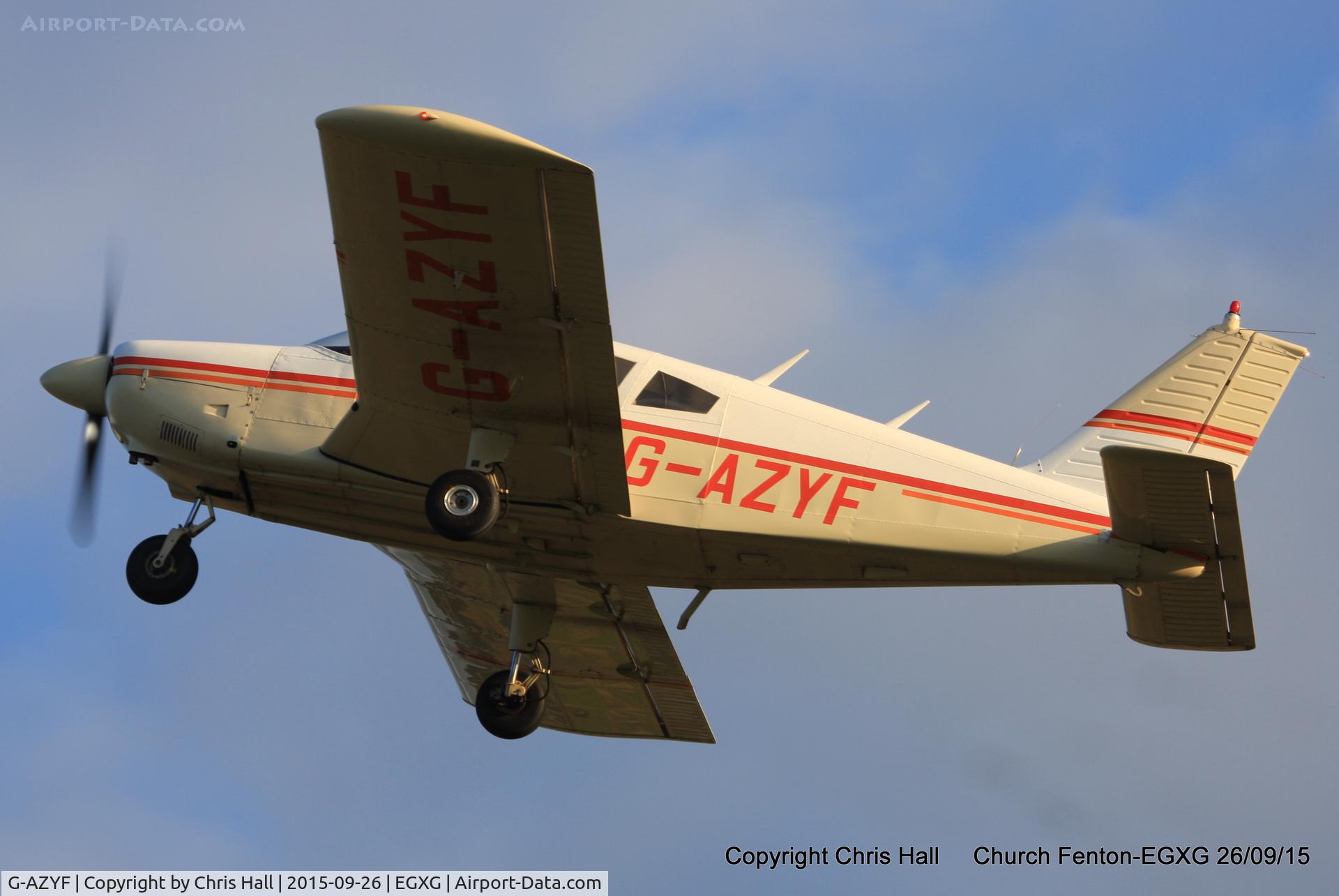 G-AZYF, 1968 Piper PA-28-180 Cherokee C/N 28-5227, at the Yorkshire Airshow