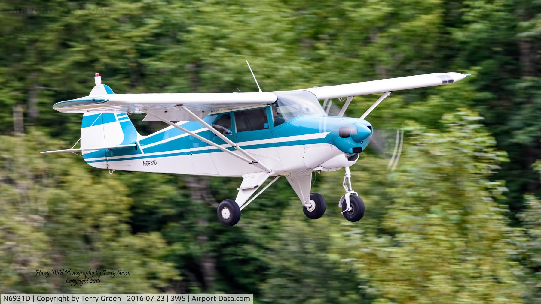 N6931D, 1957 Piper PA-22-150 C/N 22-4859, 2016 North Cascades Vintage Aircraft Museum