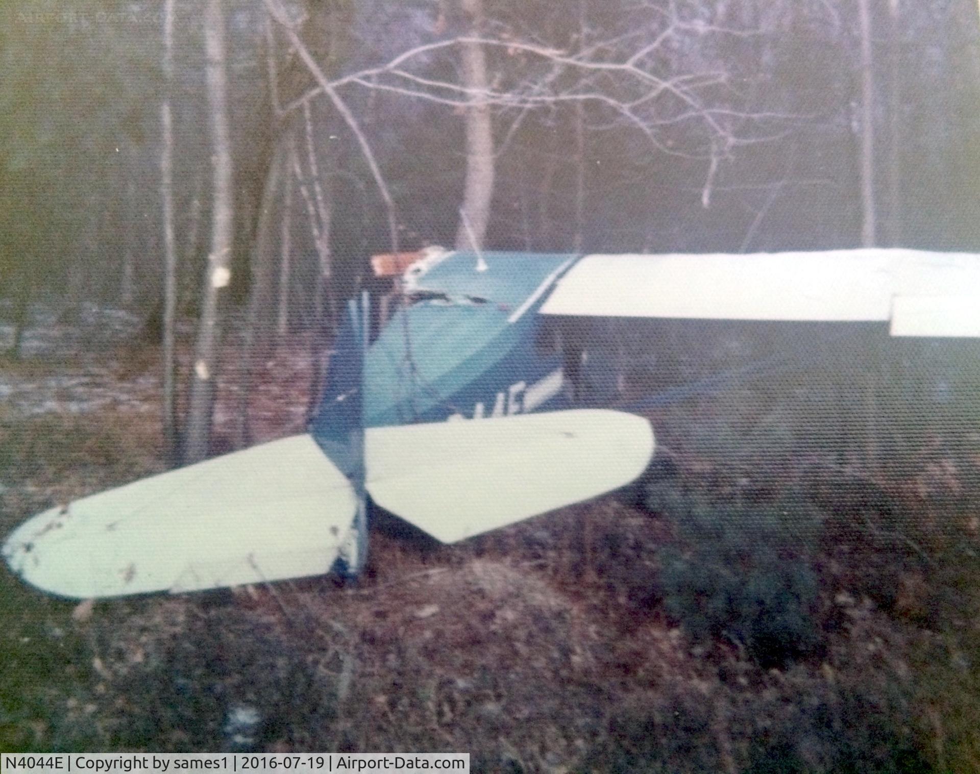 N4044E, Aeronca 11AC Chief Chief C/N Not found N4044E, After the aircraft was wrecked back in the 70's