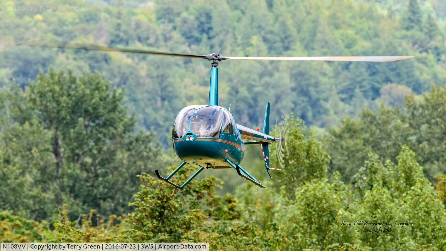 N108VV, 2008 Robinson R44 II C/N 12486, 2016 North Cascades Vintage Aircraft Museum Fly-In