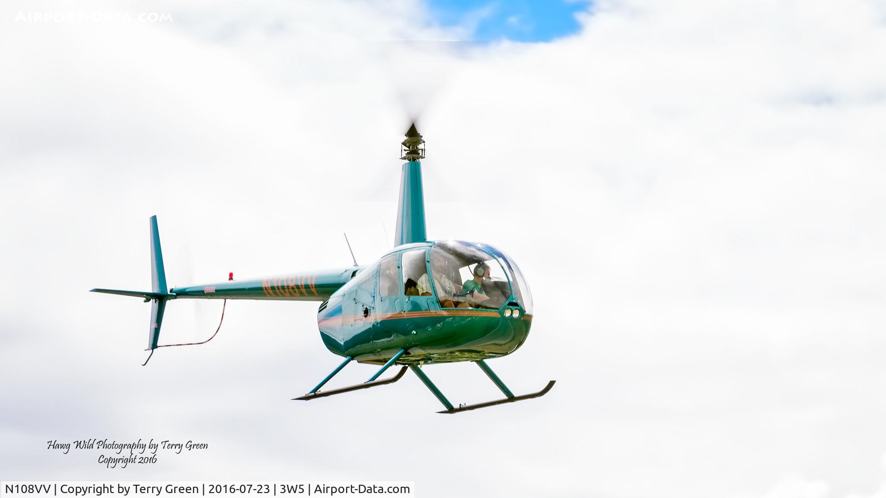 N108VV, 2008 Robinson R44 II C/N 12486, 2016 North Cascades Vintage Aircraft Museum Fly-In
