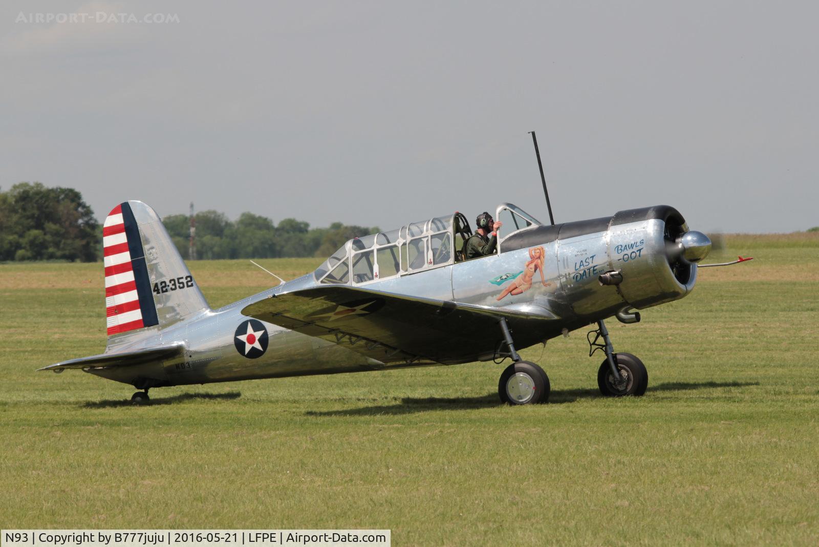 N93, 1943 Convair BT-13A Valiant C/N 9102, now in France