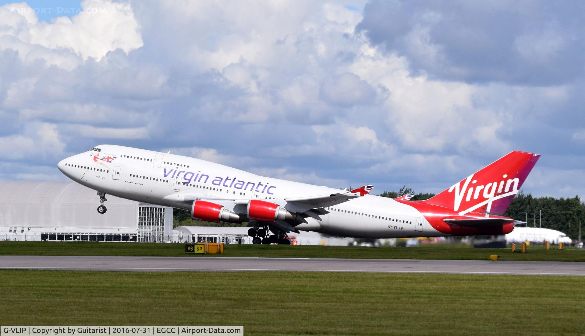 G-VLIP, 2001 Boeing 747-443 C/N 32338, At Manchester