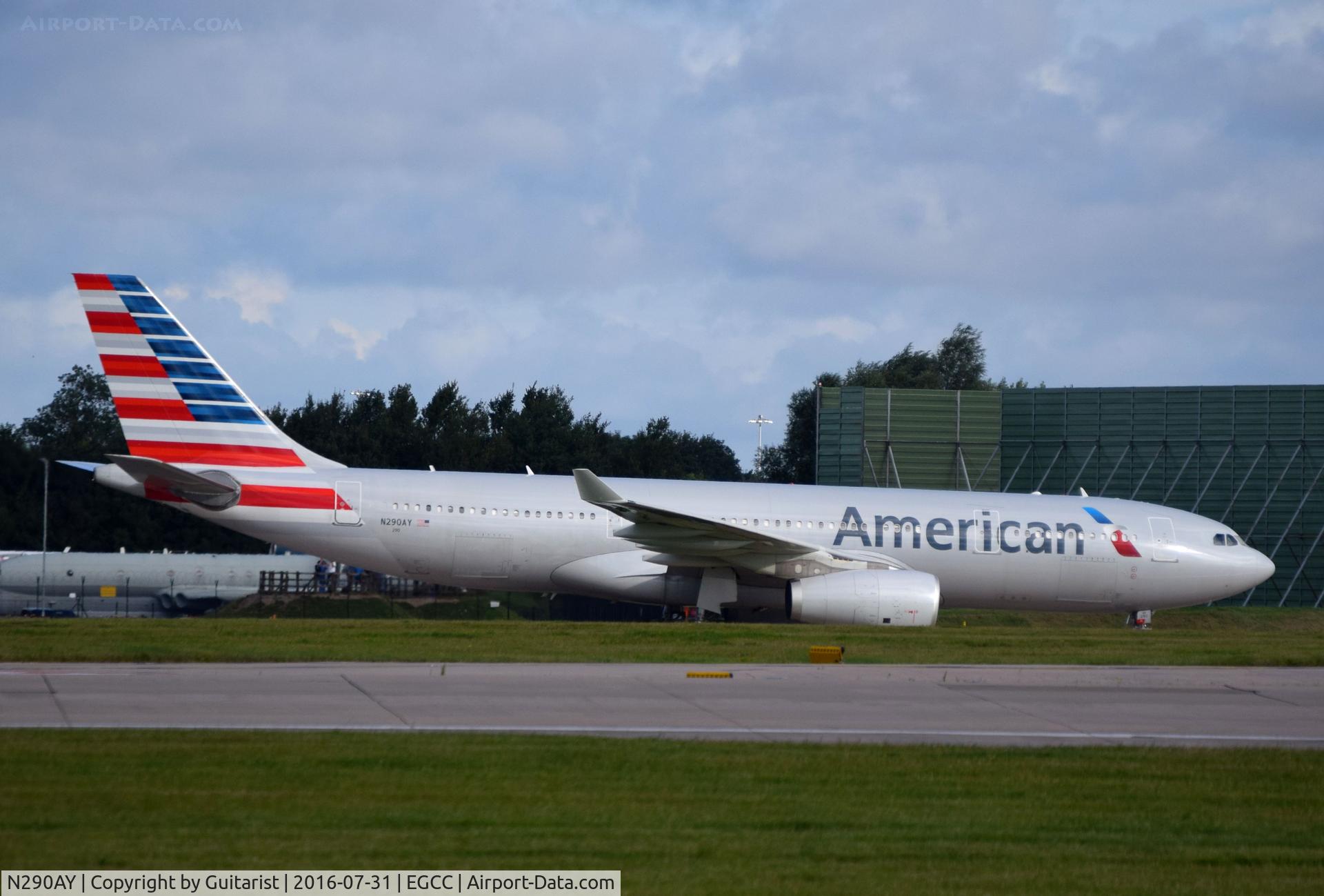 N290AY, 2013 Airbus A330-243 C/N 1480, At Manchester