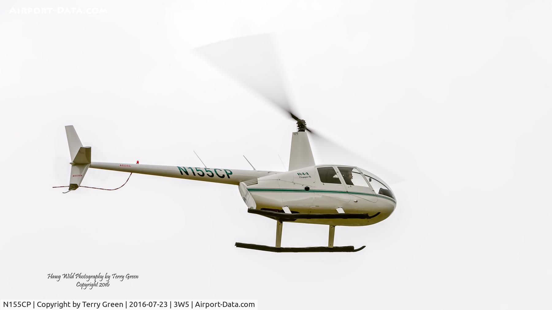 N155CP, 2005 Robinson R44 II C/N 10933, 2016 North Cascades Vintage Museum Fly-In