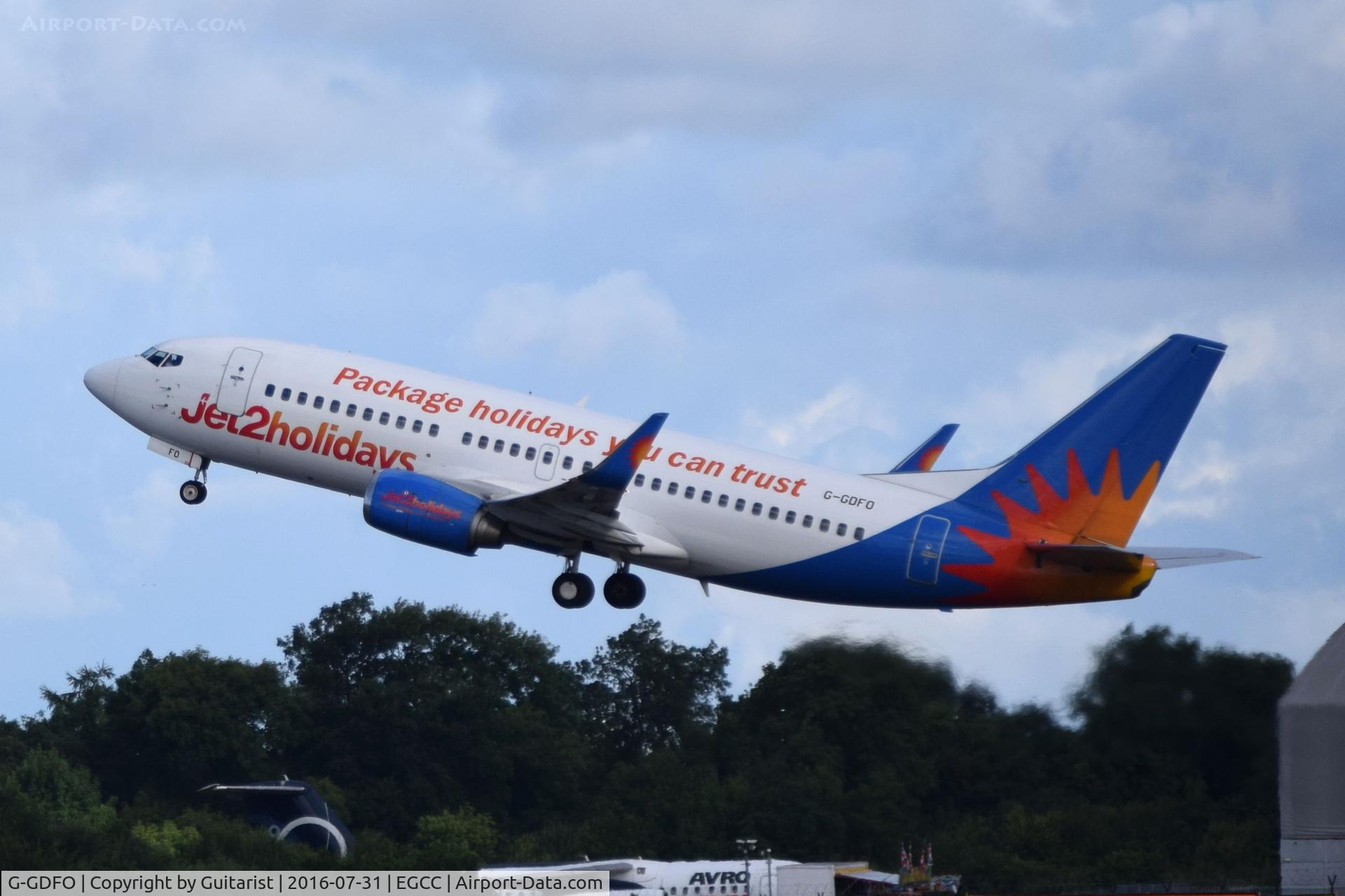 G-GDFO, 1998 Boeing 737-3U3 C/N 28740, At Manchester
