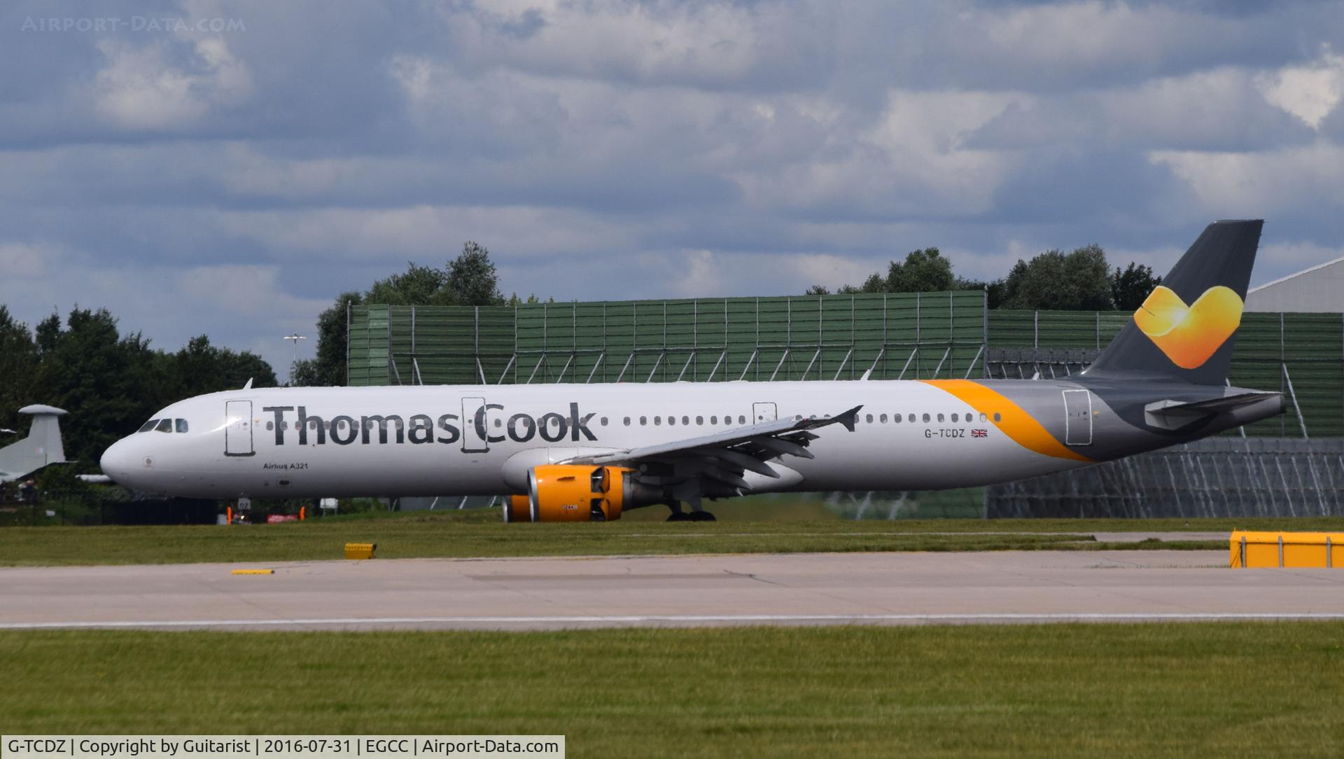 G-TCDZ, 1999 Airbus A321-211 C/N 1006, At Manchester
